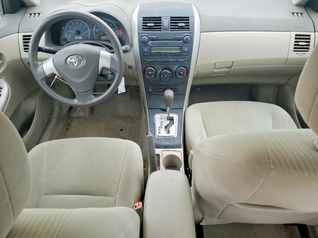 2010 Toyota Corolla Le White vin: 1NXBU4EE1AZ190325