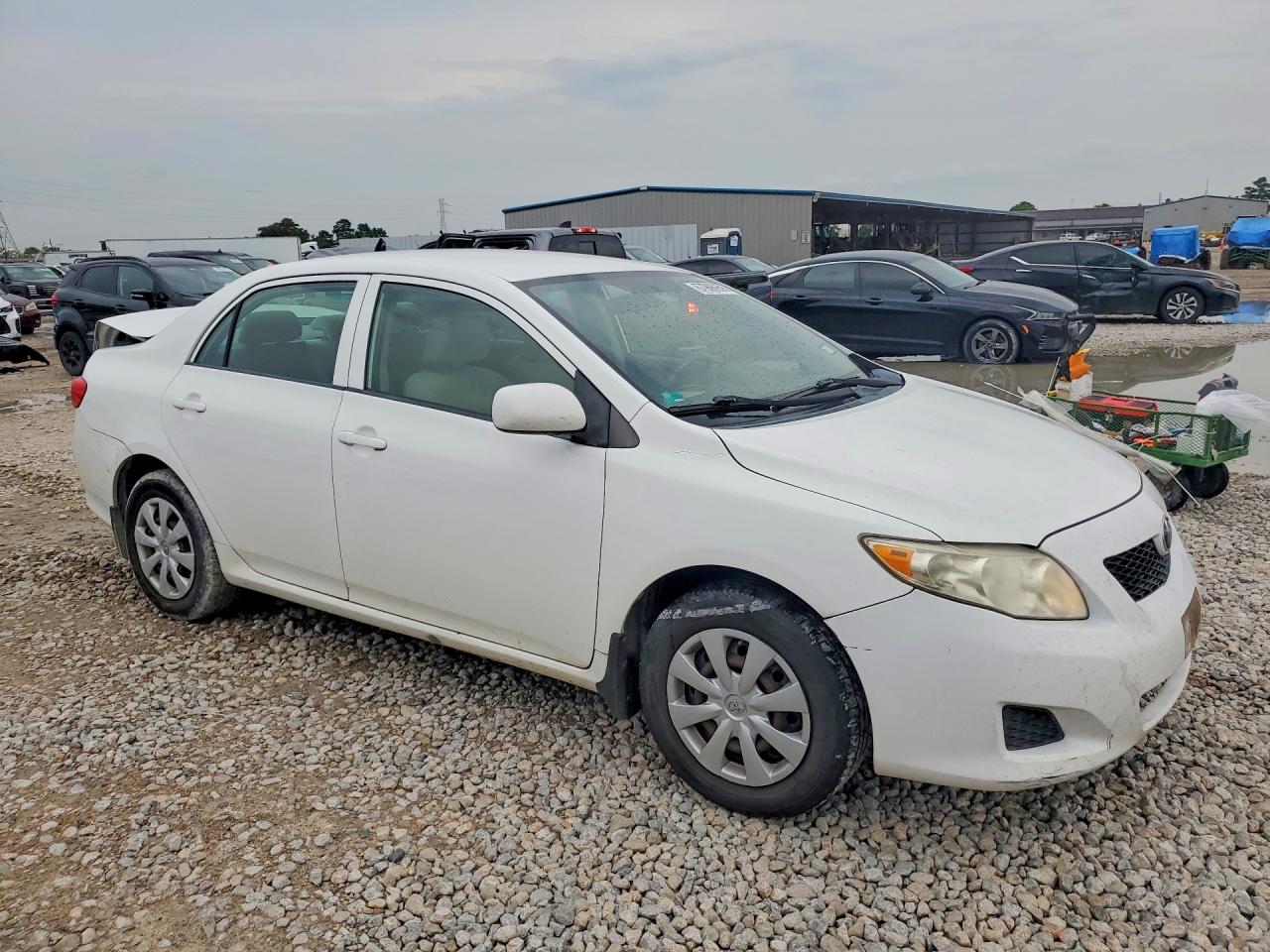 2010 Toyota Corolla Le White vin: 1NXBU4EE1AZ190325