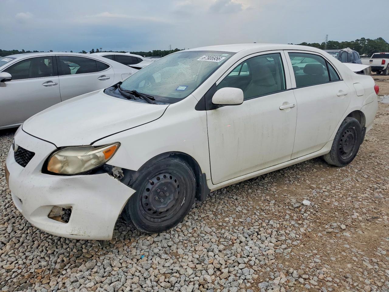 2010 Toyota Corolla Le White vin: 1NXBU4EE1AZ190325
