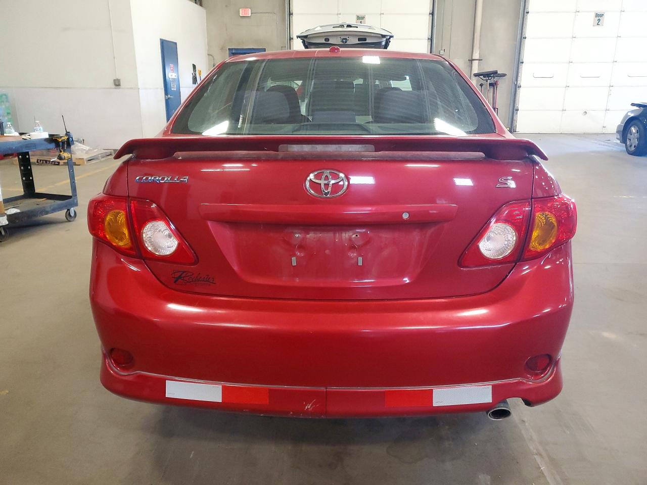 2010 Toyota Corolla S Red vin: 1NXBU4EE1AZ221671