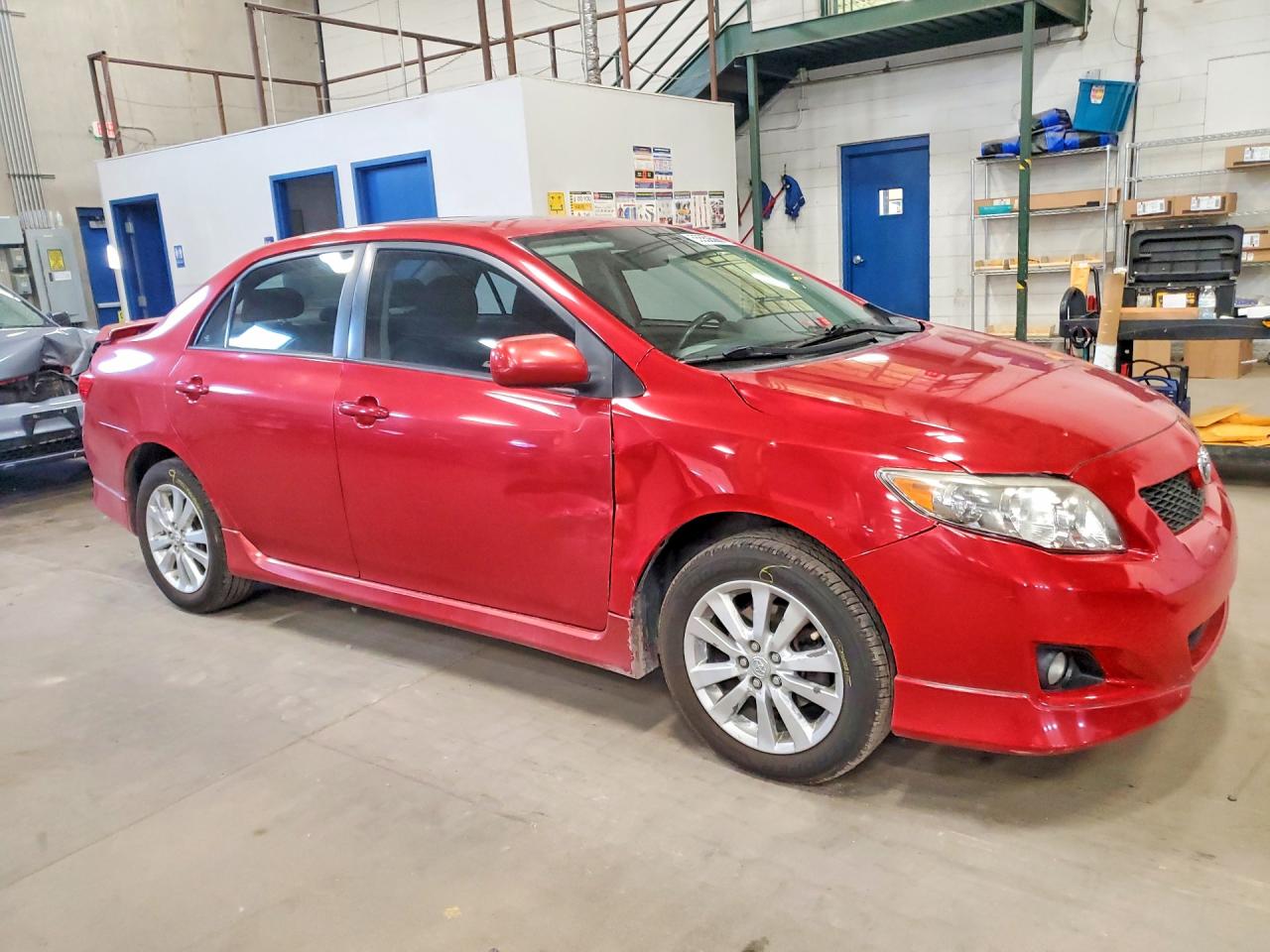 2010 Toyota Corolla S Red vin: 1NXBU4EE1AZ221671