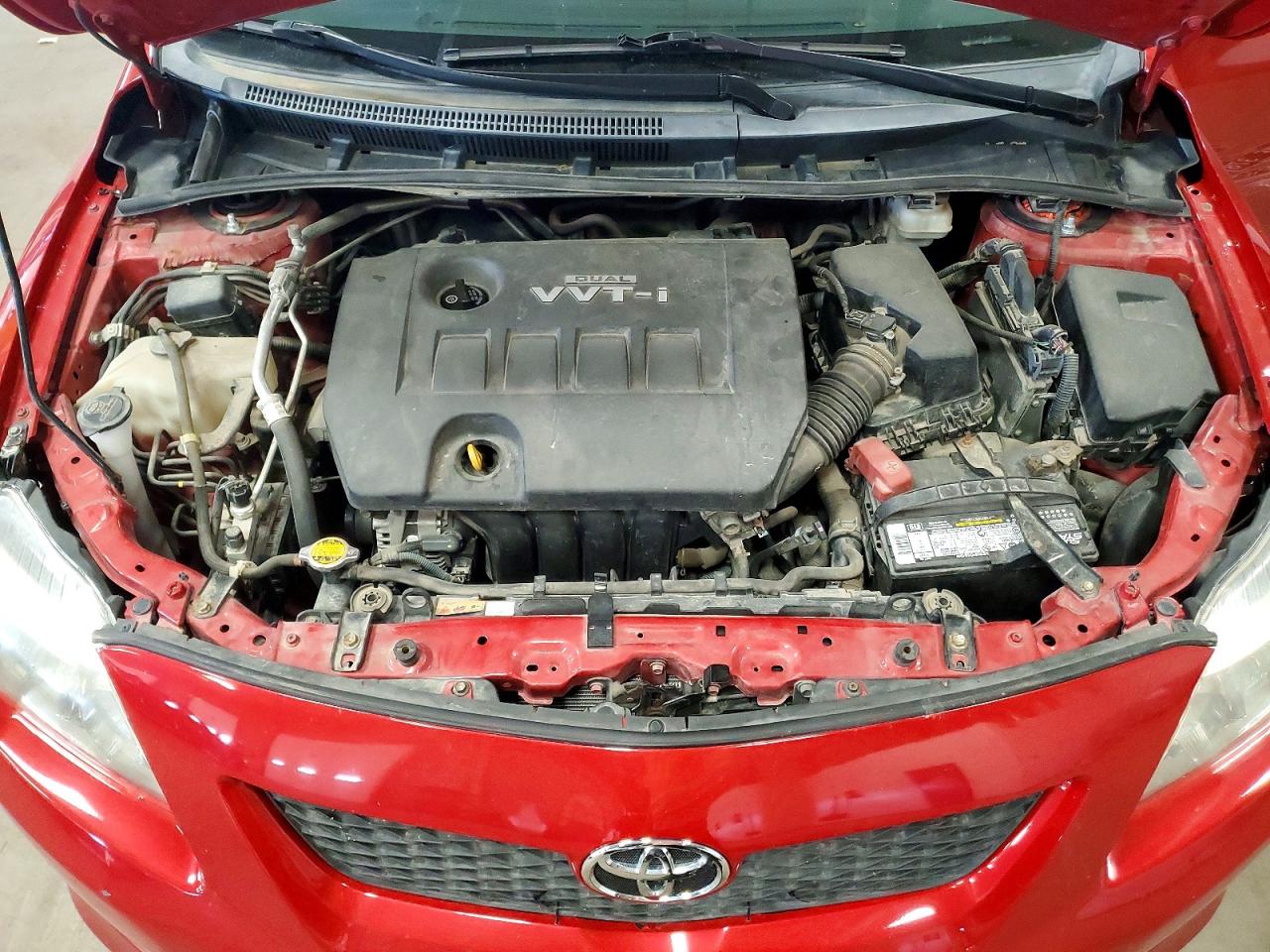 2010 Toyota Corolla S Red vin: 1NXBU4EE1AZ221671