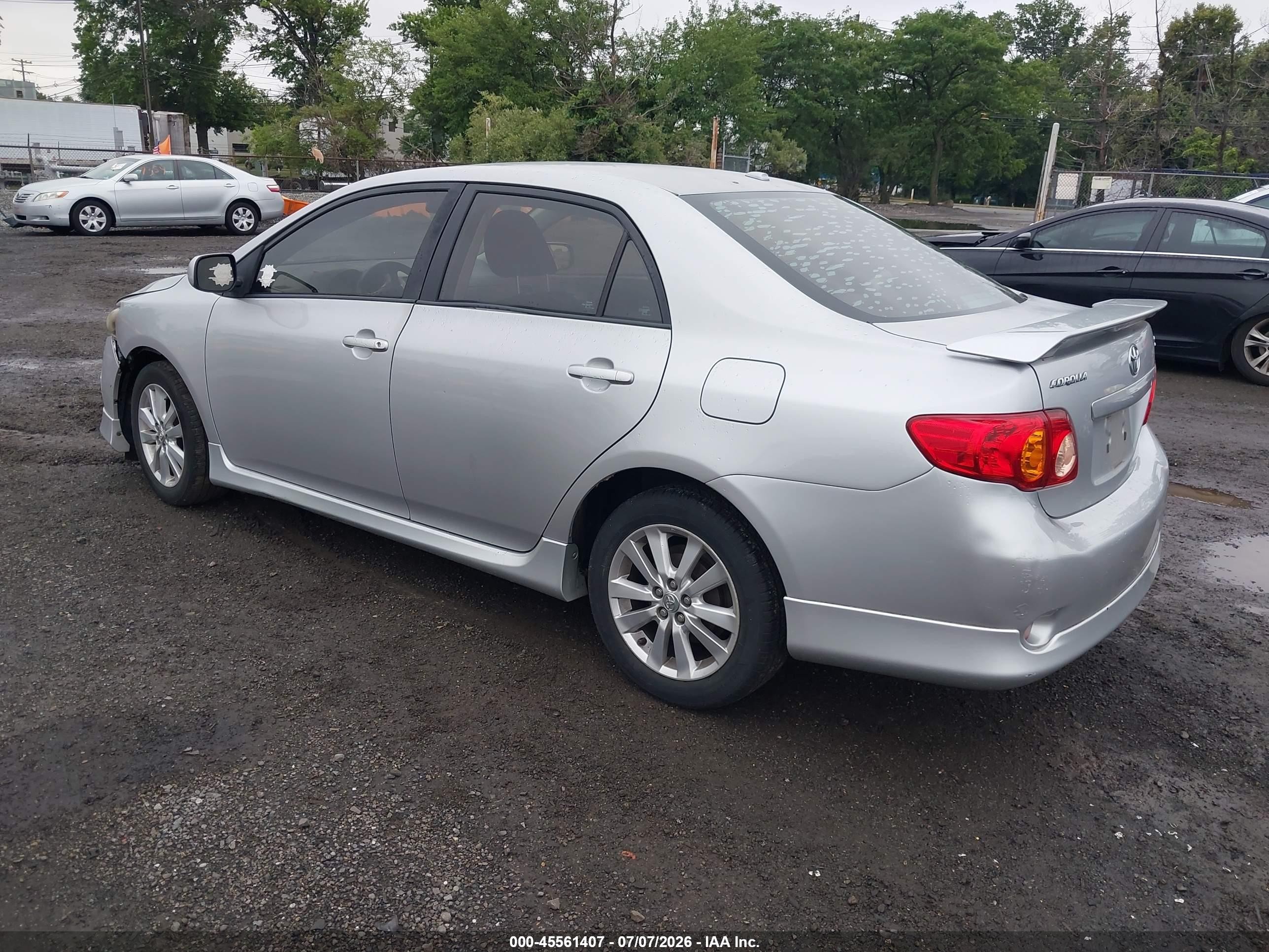 2010 Toyota Corolla S Silver vin: 1NXBU4EE1AZ229432