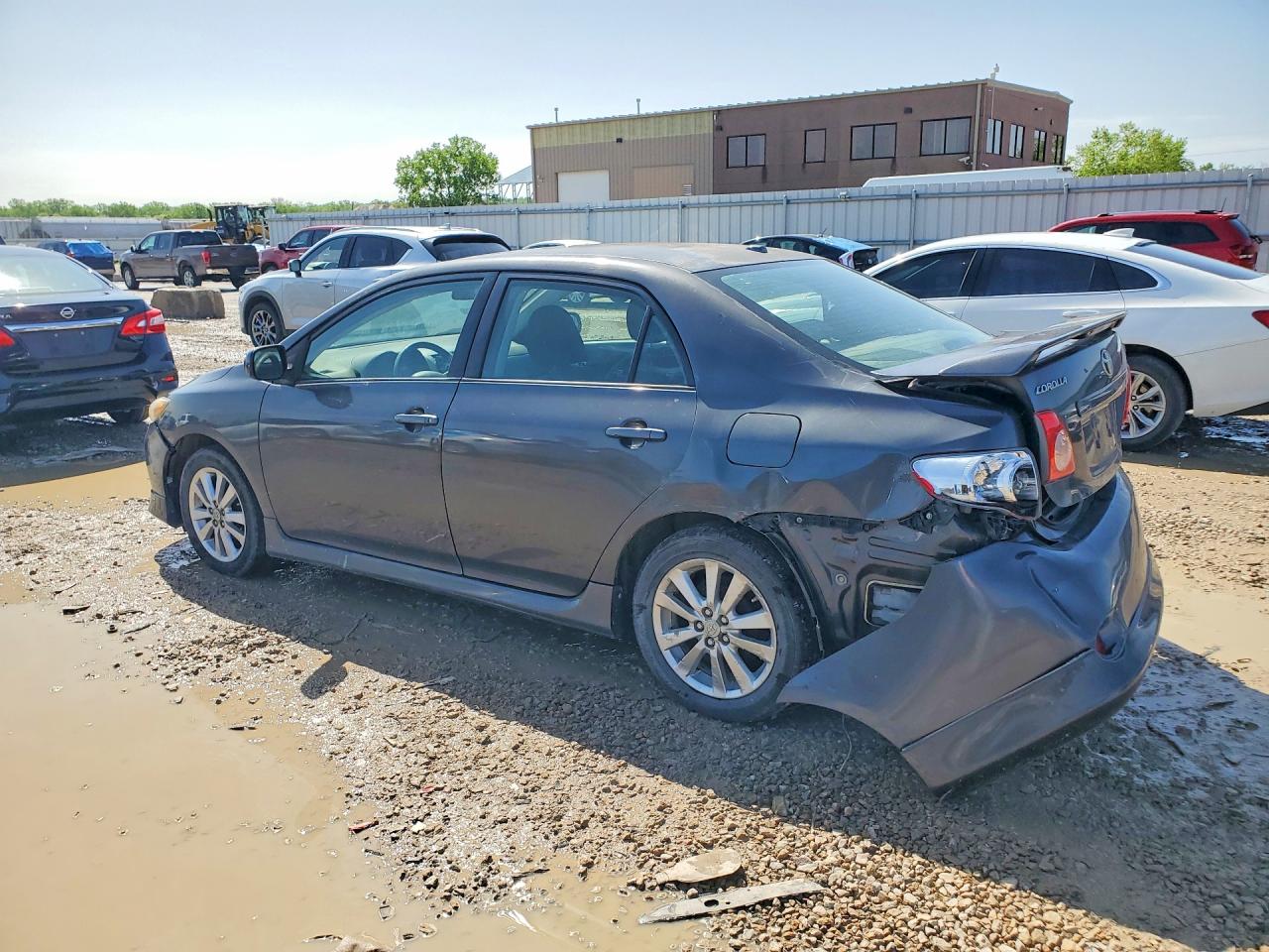 2010 Toyota Corolla S Gray vin: 1NXBU4EE1AZ231424
