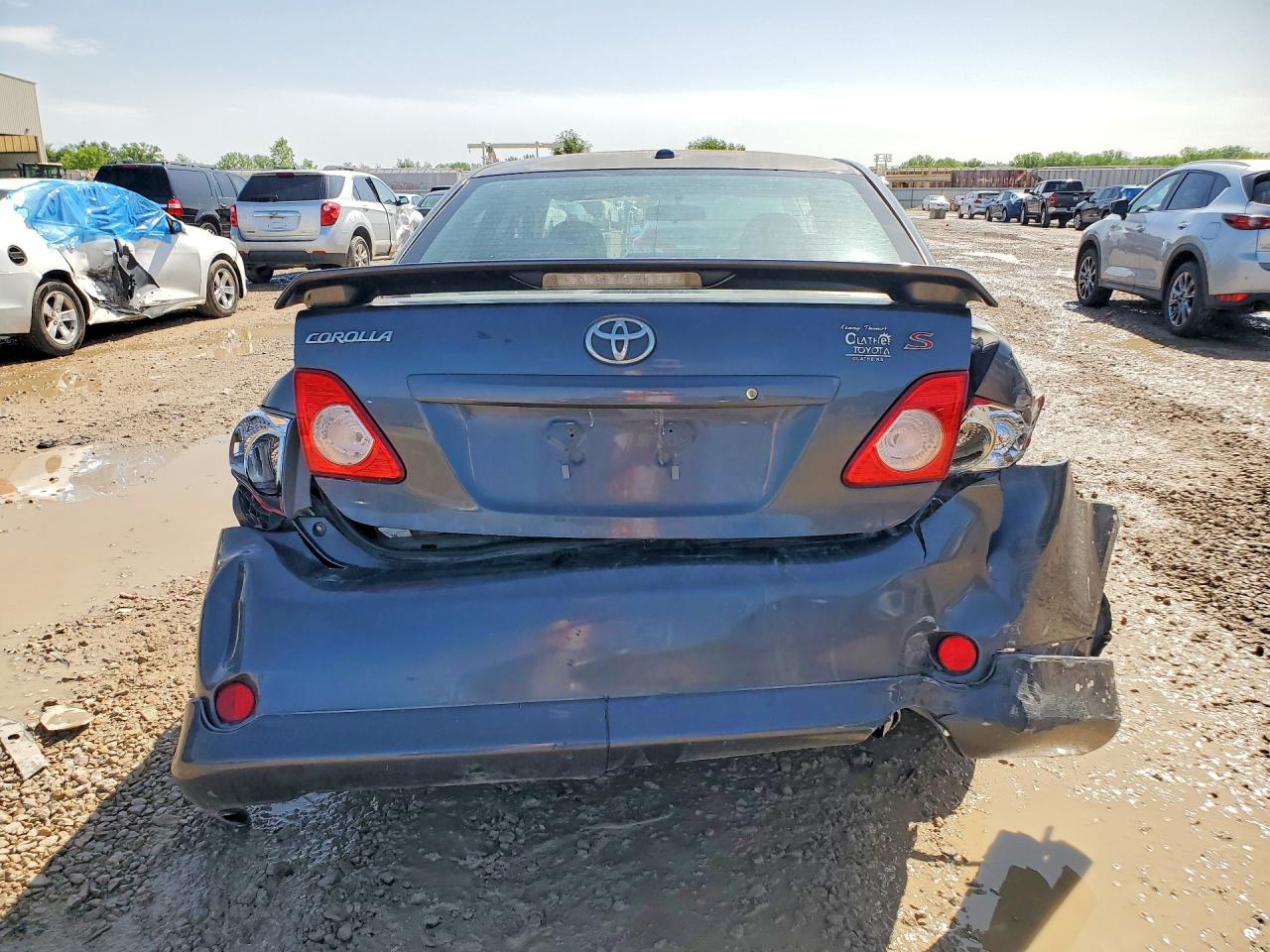 2010 Toyota Corolla S Gray vin: 1NXBU4EE1AZ231424