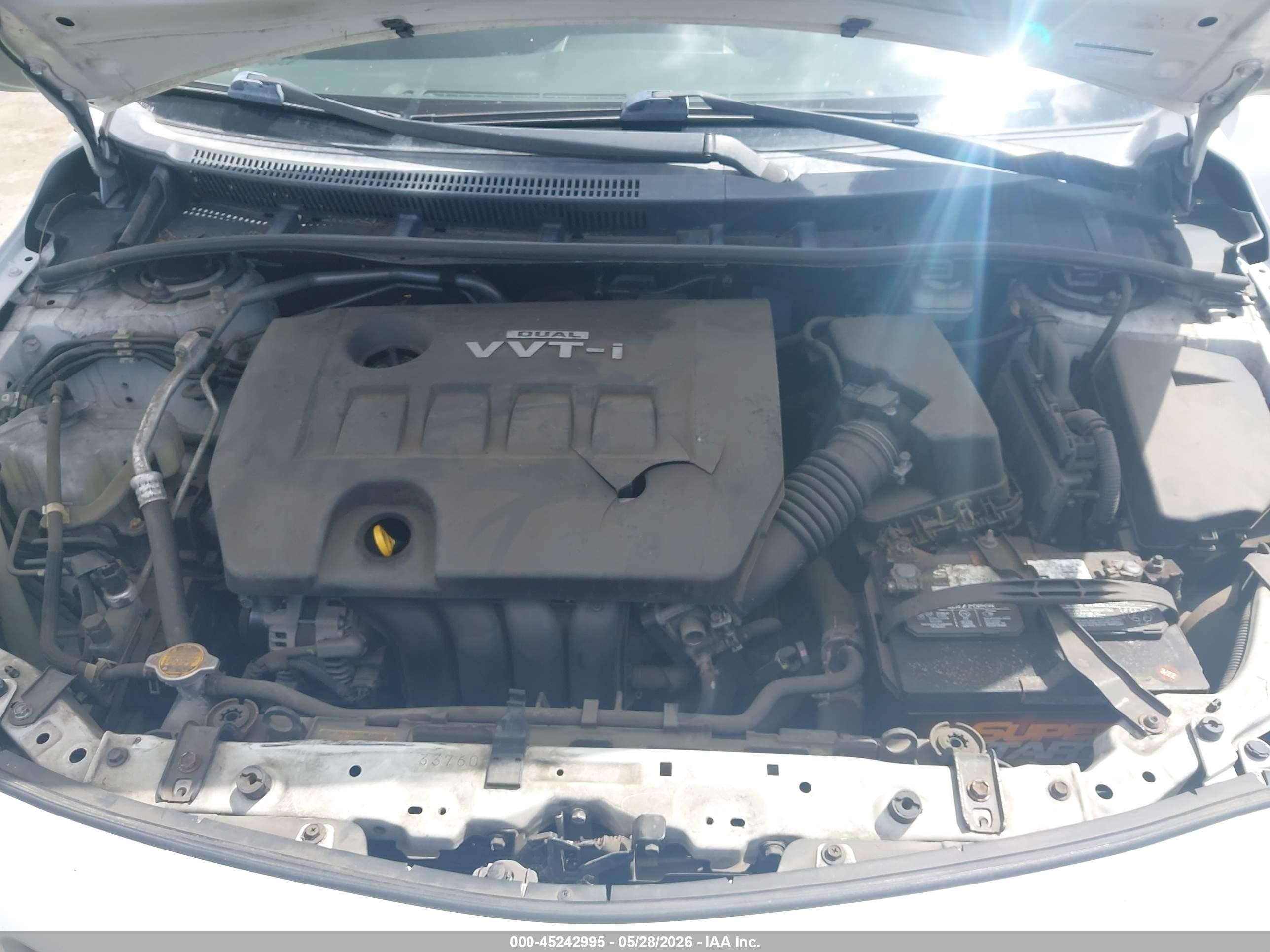 2010 Toyota Corolla S White vin: 1NXBU4EE1AZ234663