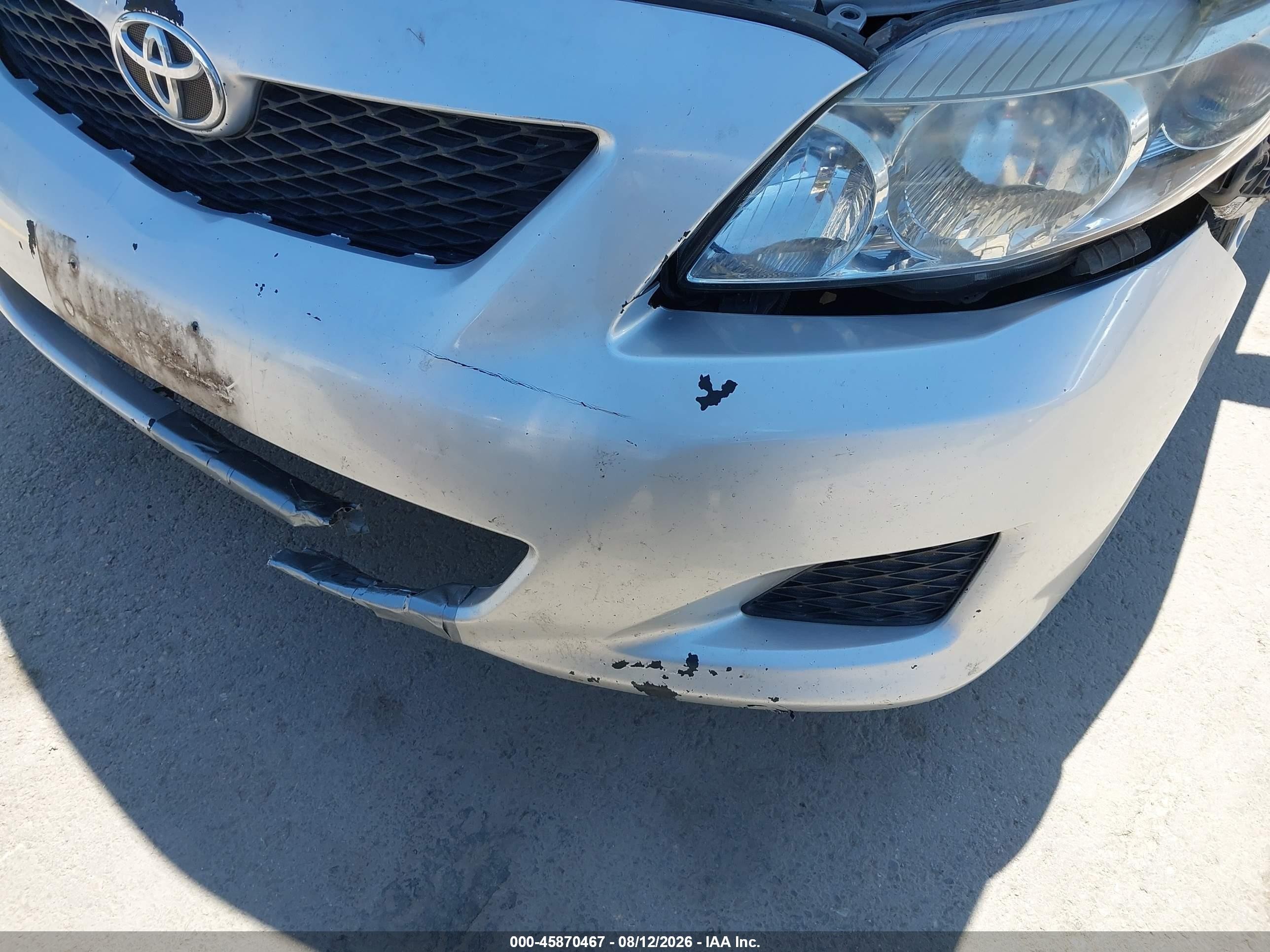 2010 Toyota Corolla Le Серебряный vin: 1NXBU4EE1AZ237174