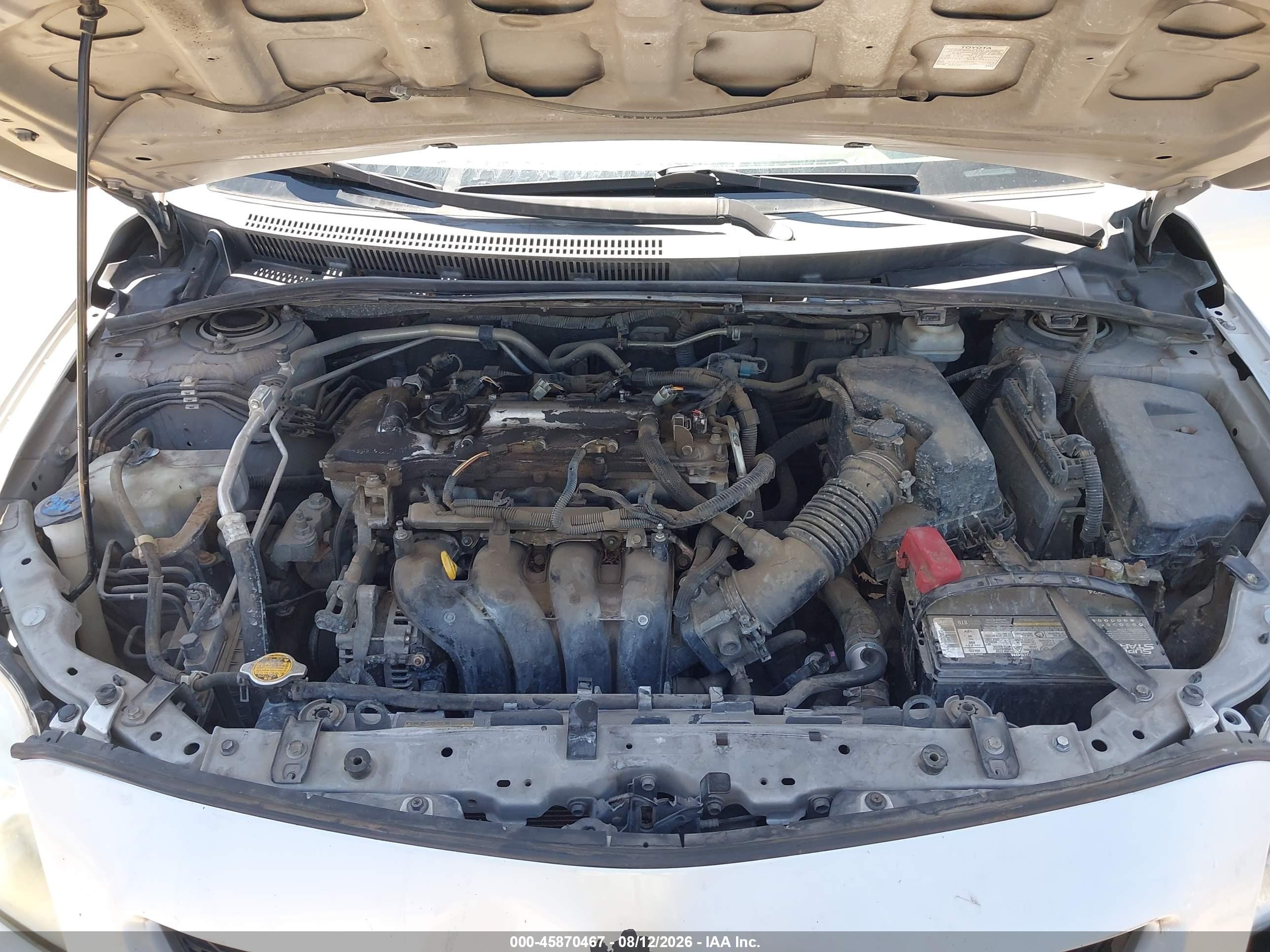 2010 Toyota Corolla Le Серебряный vin: 1NXBU4EE1AZ237174