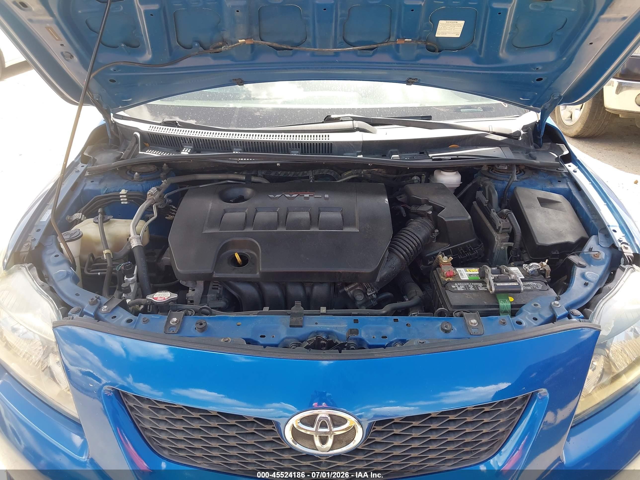 2010 Toyota Corolla S Blue vin: 1NXBU4EE1AZ263385