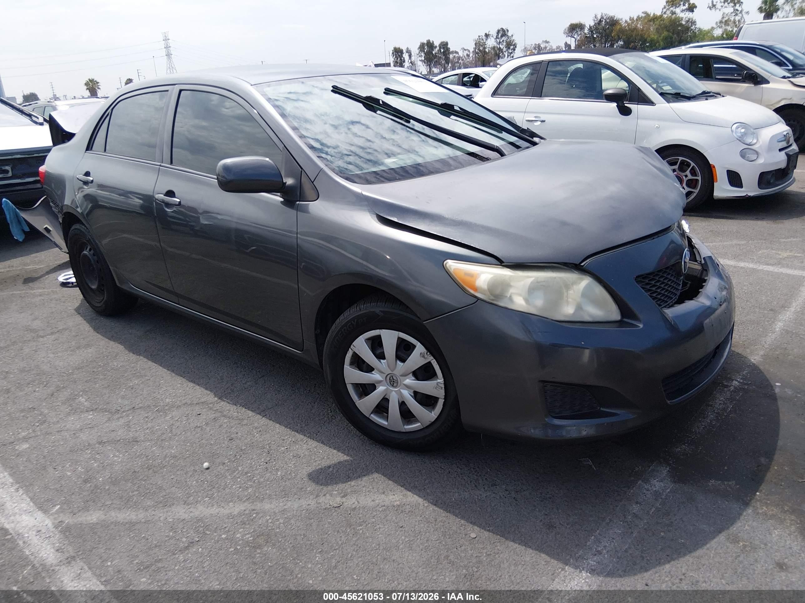 2010 Toyota Corolla Le Серый vin: 1NXBU4EE1AZ264682