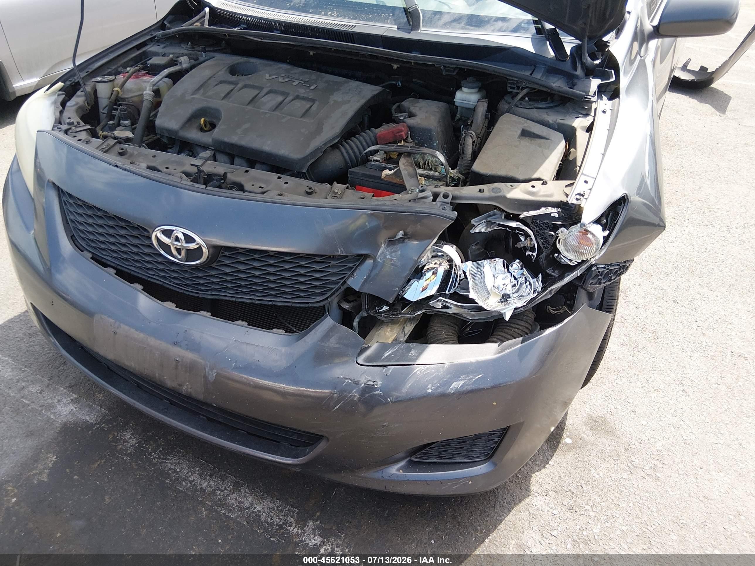 2010 Toyota Corolla Le Gray vin: 1NXBU4EE1AZ264682