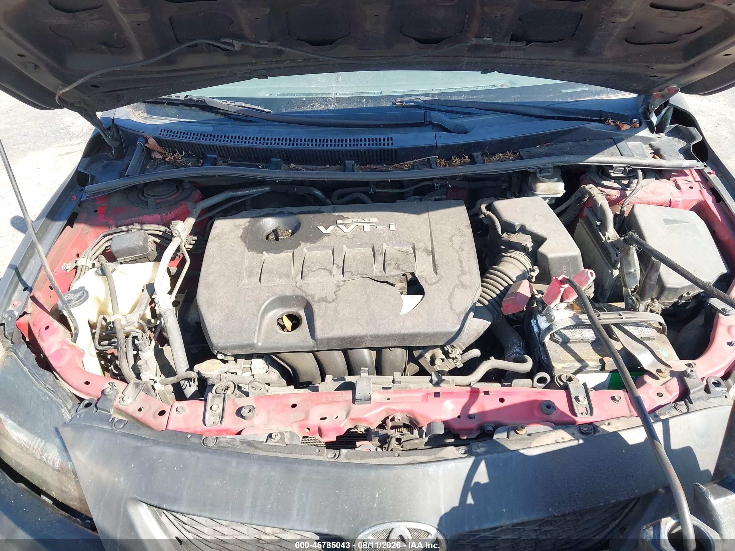 2010 Toyota Corolla Le Красный vin: 1NXBU4EE1AZ276248