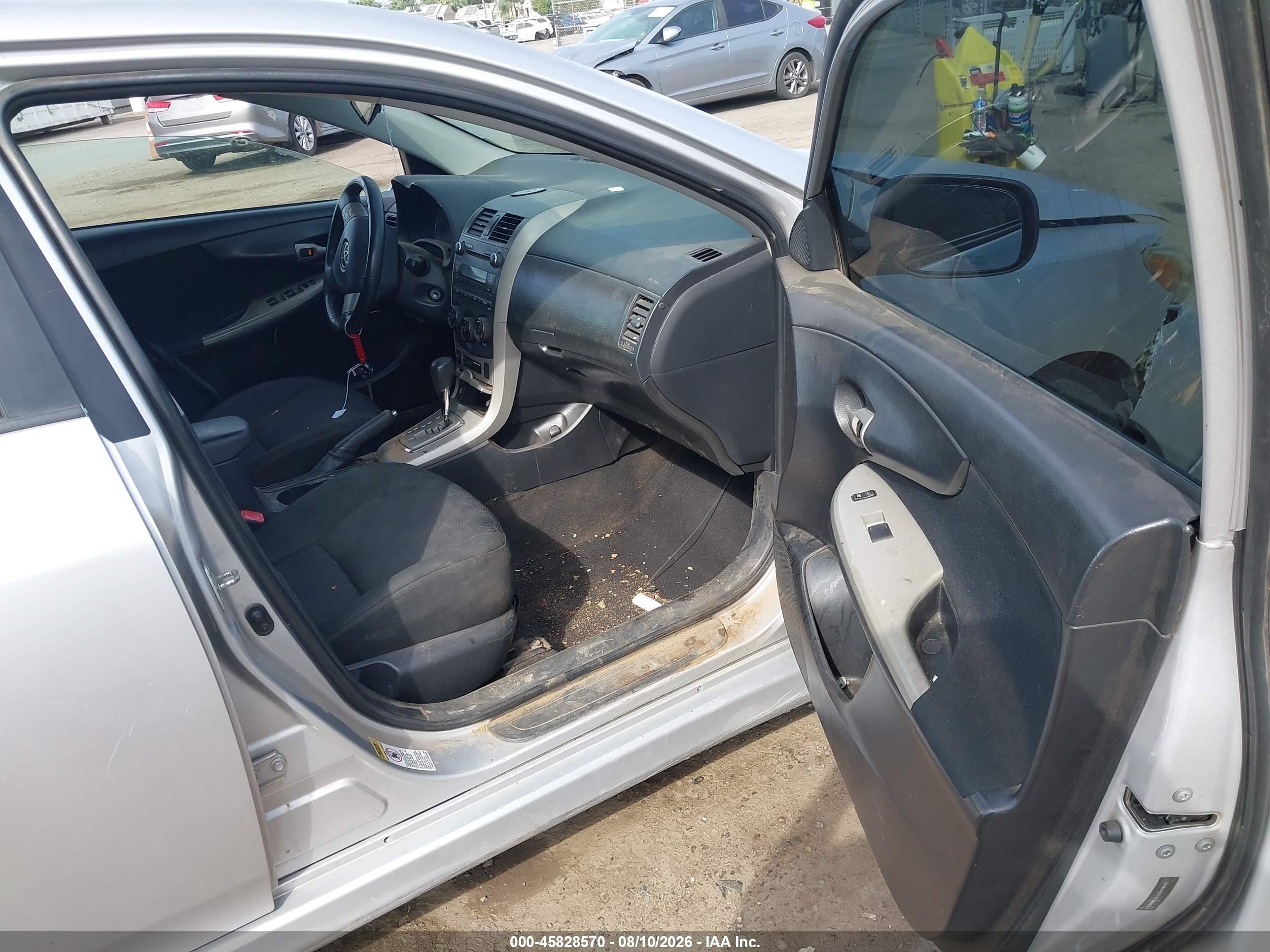 2010 Toyota Corolla S Silver vin: 1NXBU4EE1AZ280476