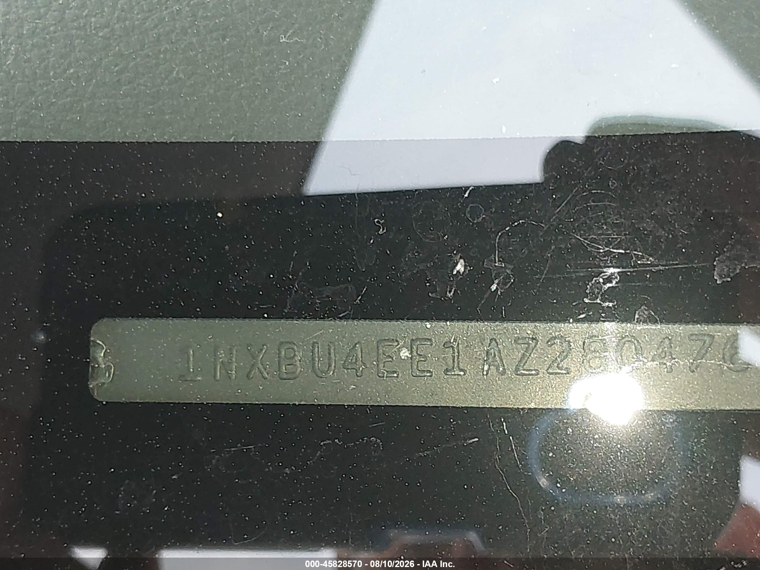 2010 Toyota Corolla S Silver vin: 1NXBU4EE1AZ280476