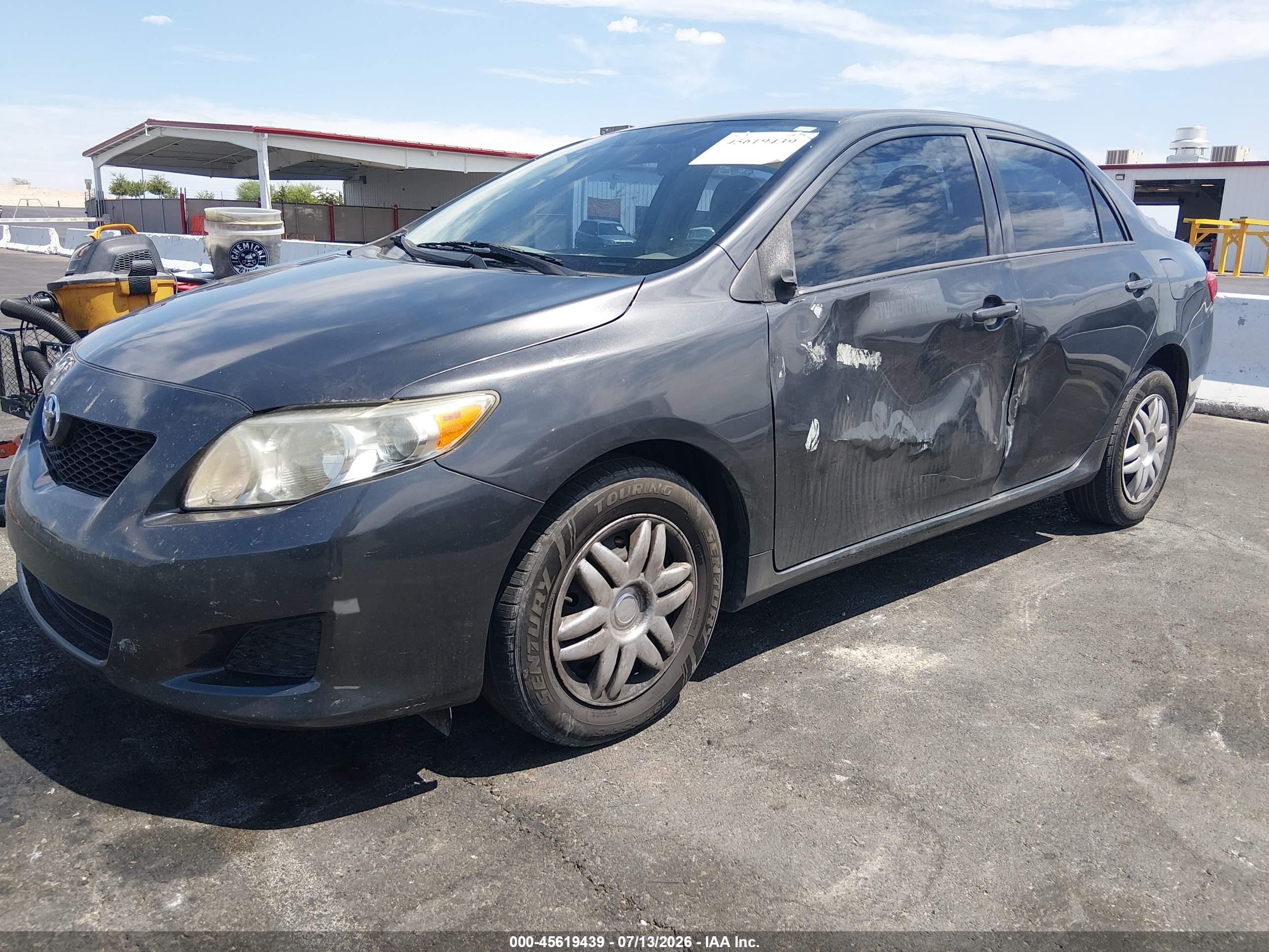 2010 Toyota Corolla Le Gray vin: 1NXBU4EE1AZ290456