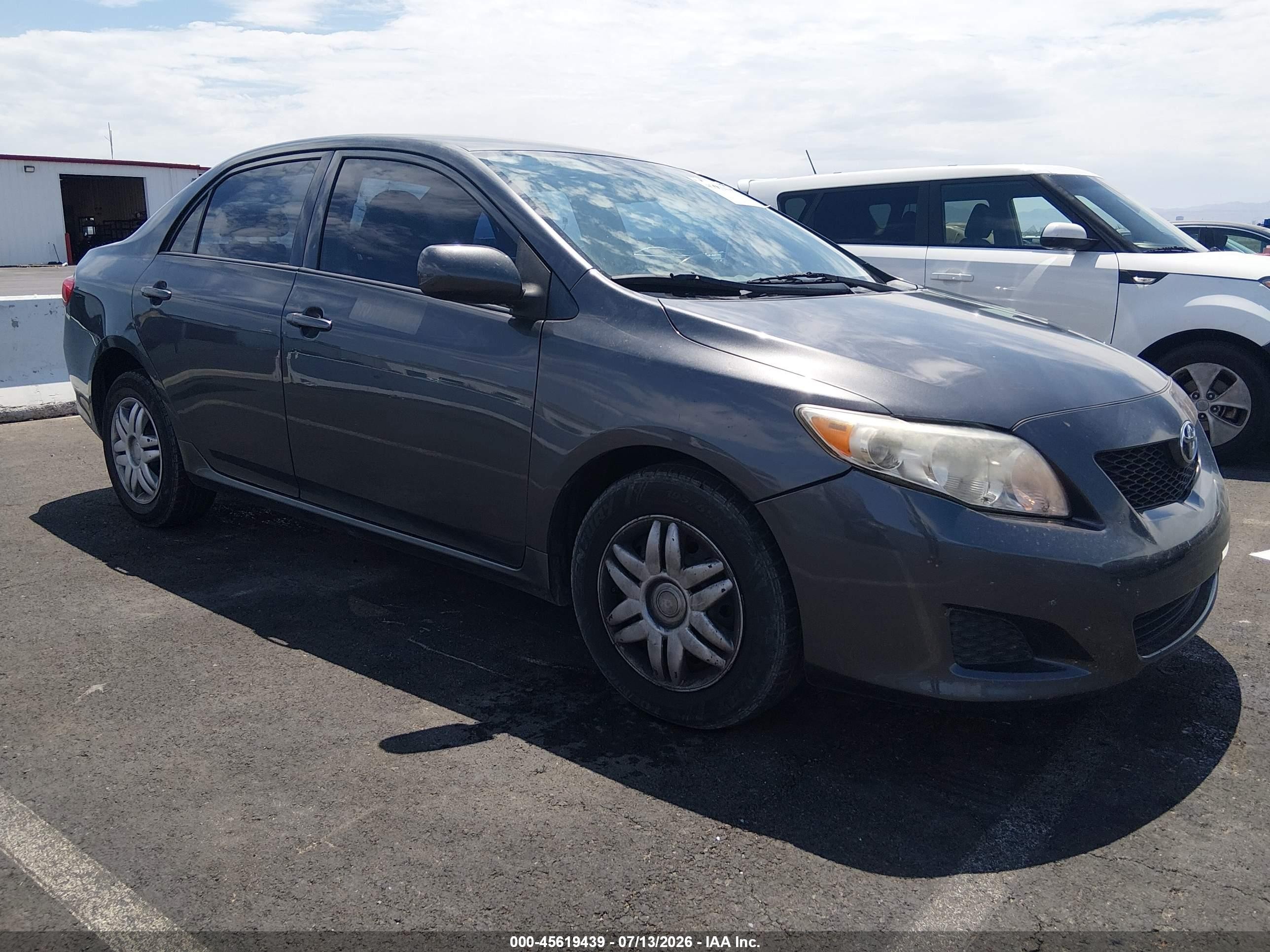 2010 Toyota Corolla Le Gray vin: 1NXBU4EE1AZ290456