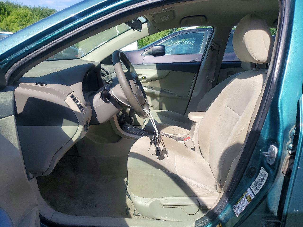 2010 Toyota Corolla Le Teal vin: 1NXBU4EE1AZ327862