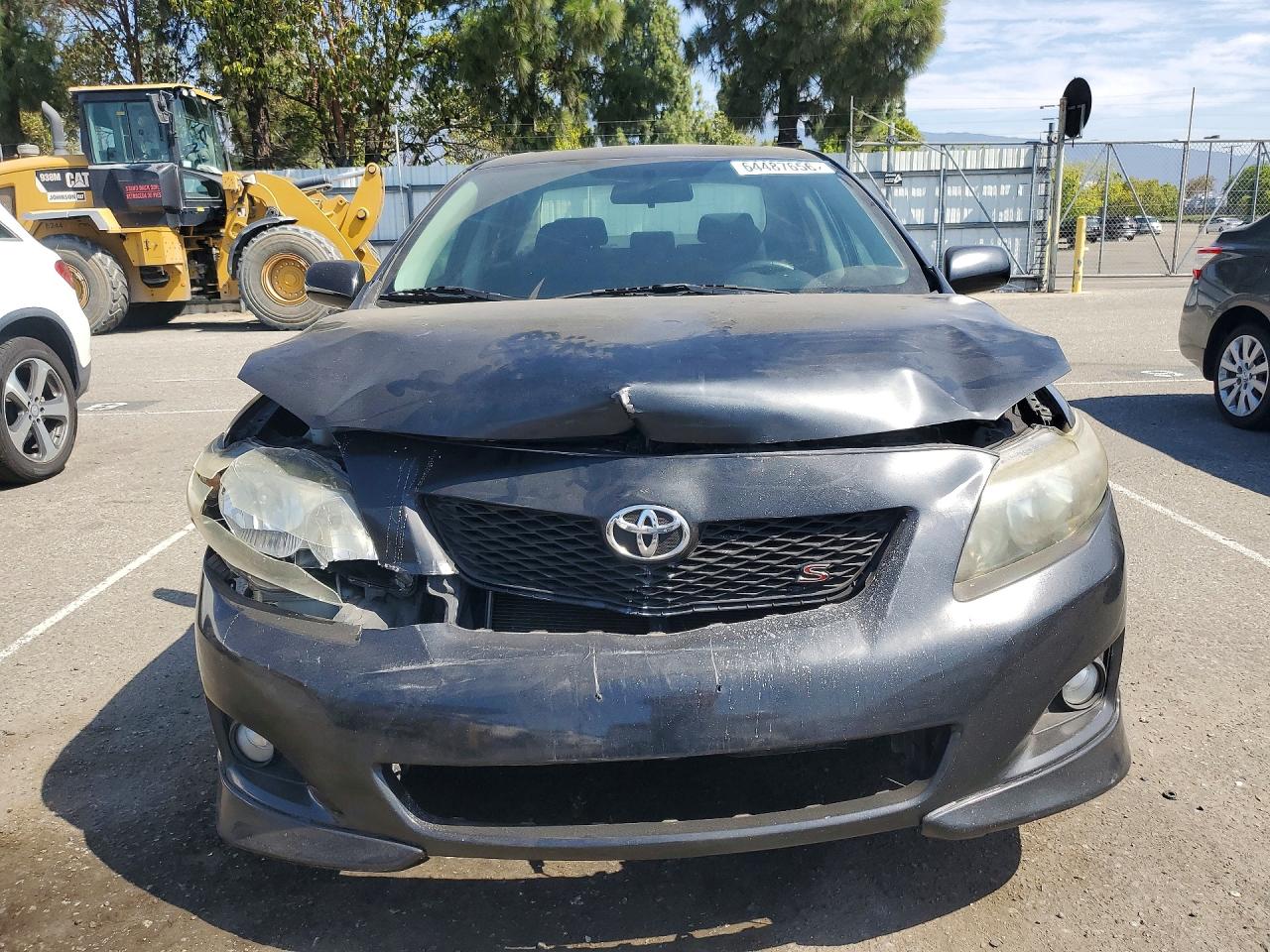 2010 Toyota Corolla S Угольный vin: 1NXBU4EE1AZ335783