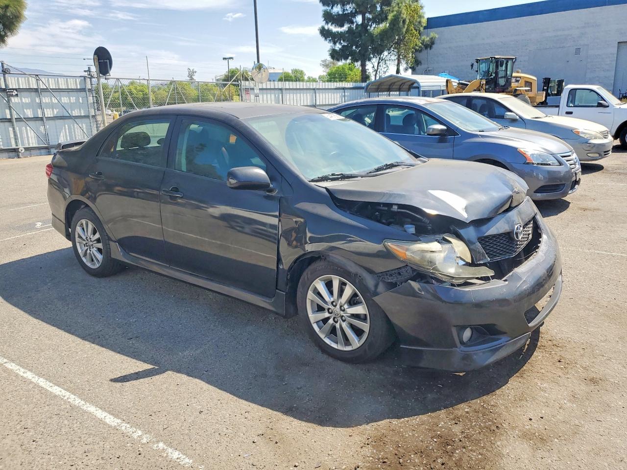 2010 Toyota Corolla S Угольный vin: 1NXBU4EE1AZ335783