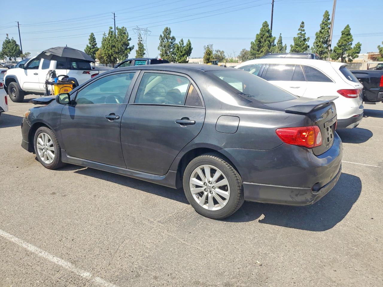2010 Toyota Corolla S Угольный vin: 1NXBU4EE1AZ335783