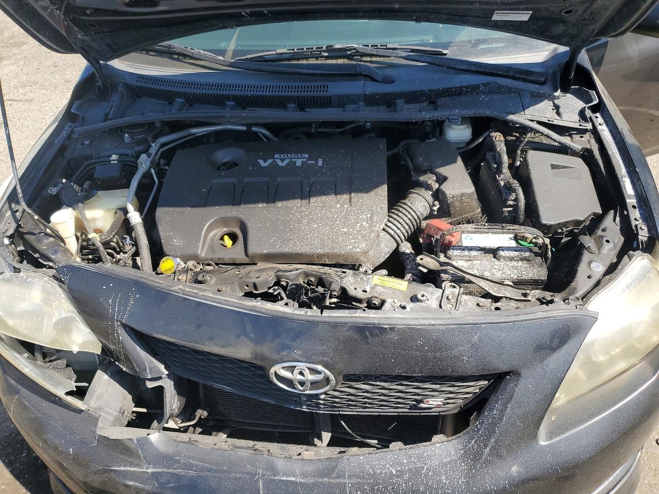 2010 Toyota Corolla S Угольный vin: 1NXBU4EE1AZ335783