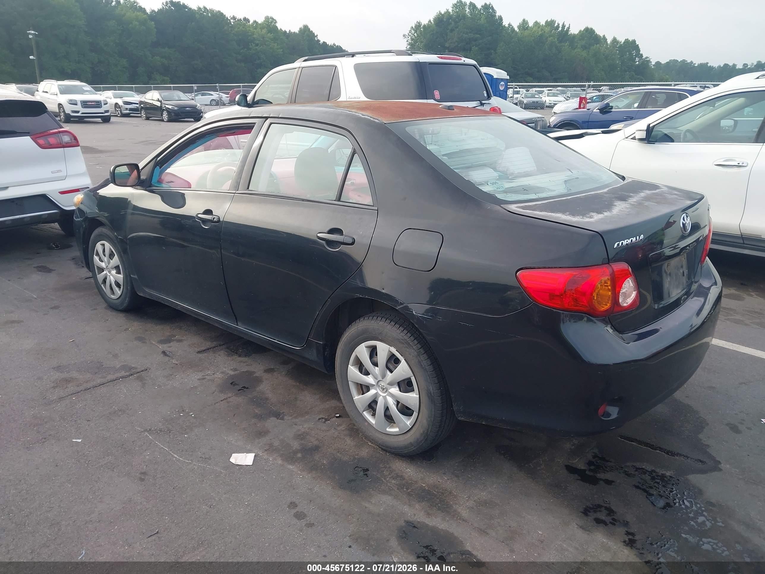 2010 Toyota Corolla Le Black vin: 1NXBU4EE1AZ336562