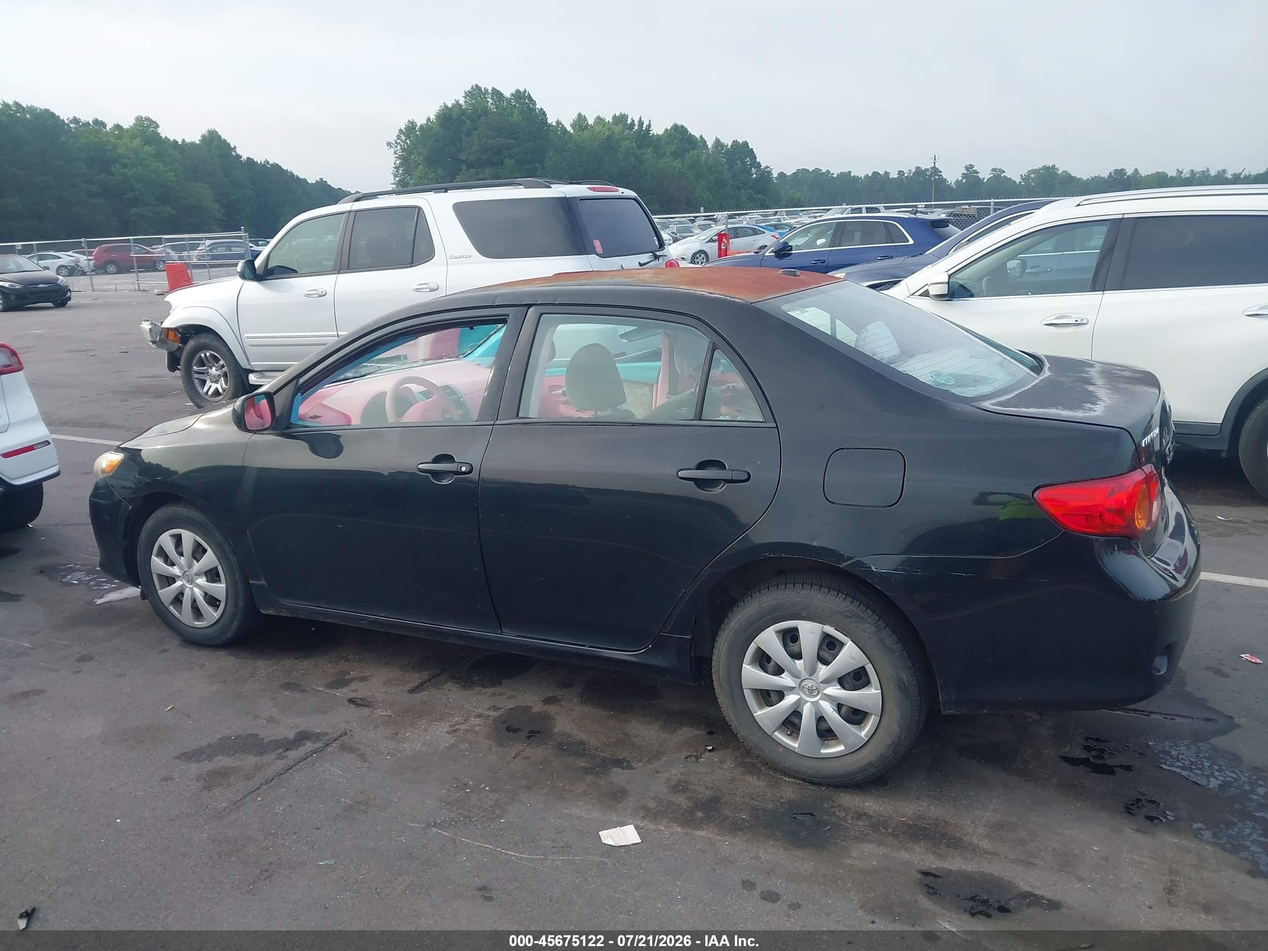 2010 Toyota Corolla Le Black vin: 1NXBU4EE1AZ336562