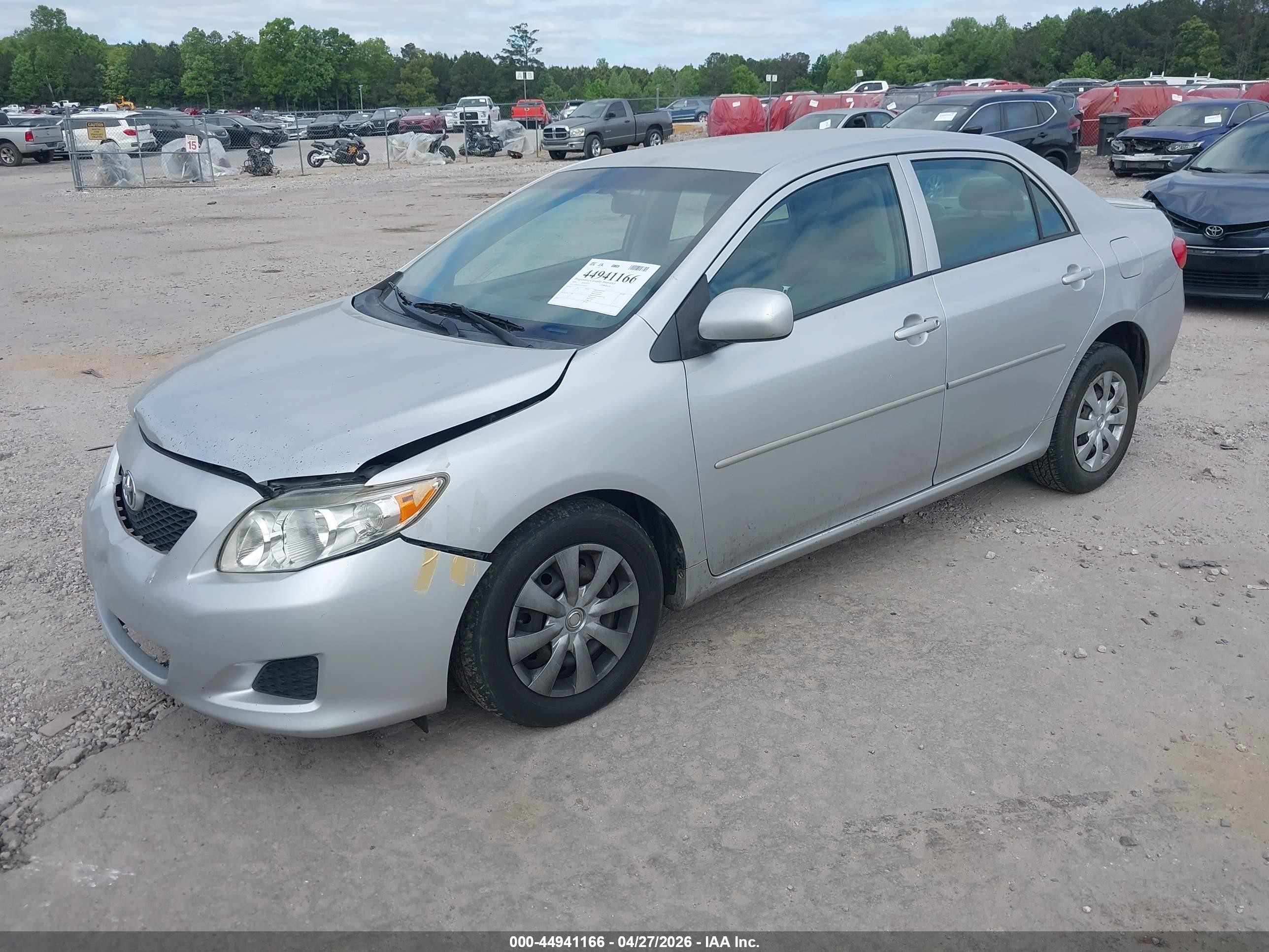 2010 Toyota Corolla Le Gray vin: 1NXBU4EE1AZ344757