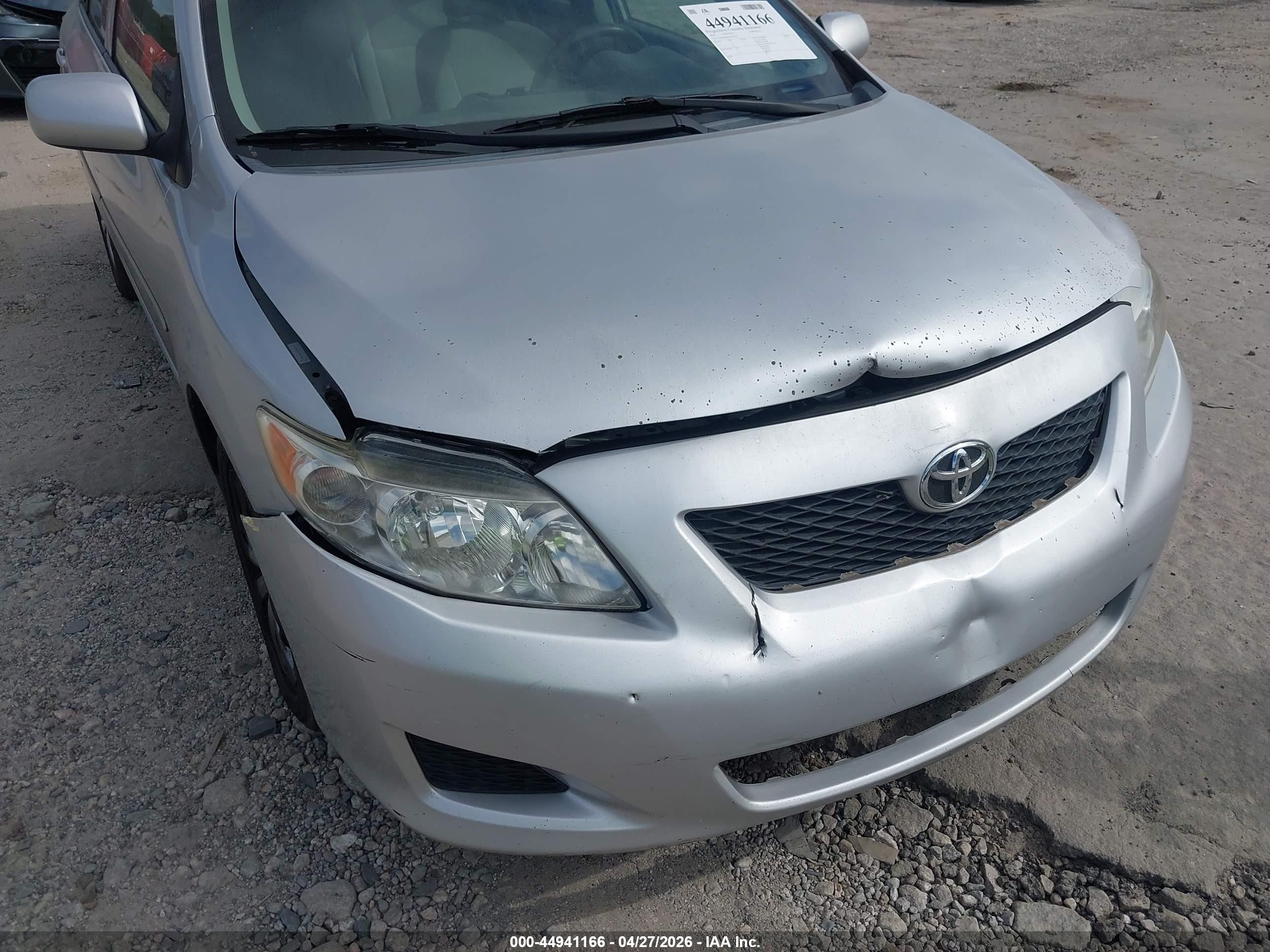 2010 Toyota Corolla Le Gray vin: 1NXBU4EE1AZ344757