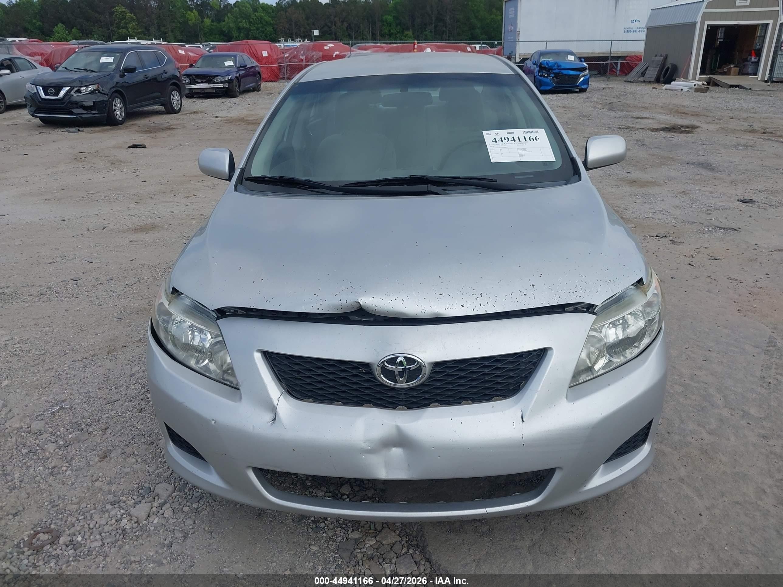2010 Toyota Corolla Le Gray vin: 1NXBU4EE1AZ344757