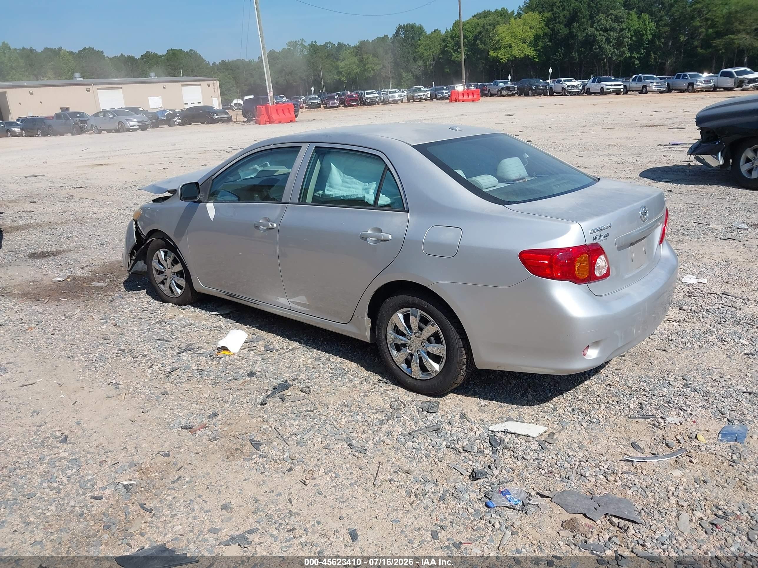 2010 Toyota Corolla Le Серебряный vin: 1NXBU4EE1AZ368198