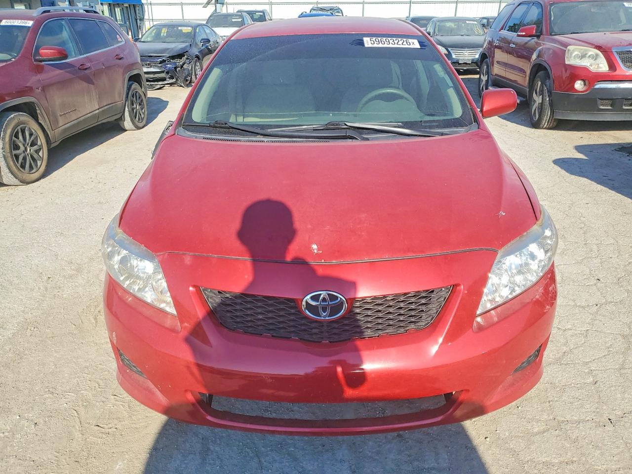 2010 Toyota Corolla Le Red vin: 1NXBU4EE1AZ369495