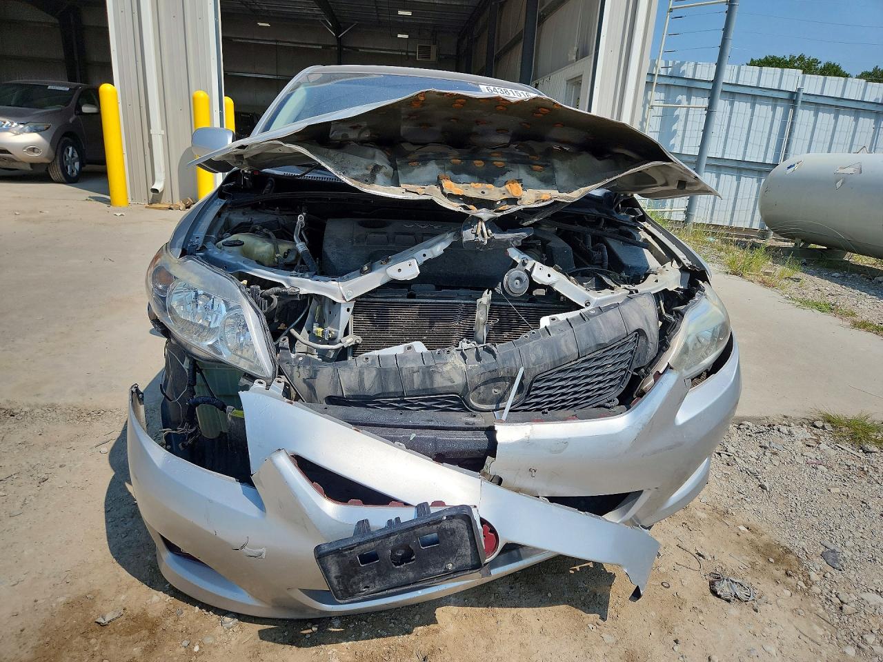 2010 Toyota Corolla Le Silver vin: 1NXBU4EE1AZ371067