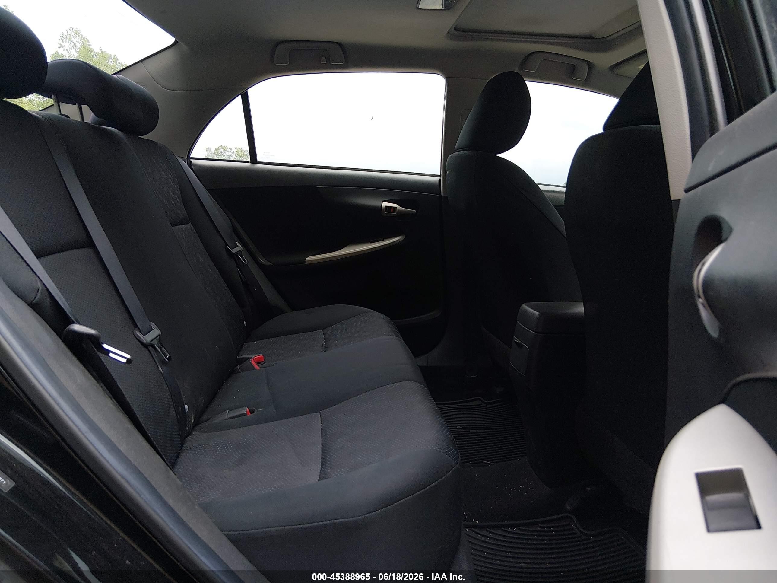2010 Toyota Corolla S Black vin: 1NXBU4EE1AZ377371