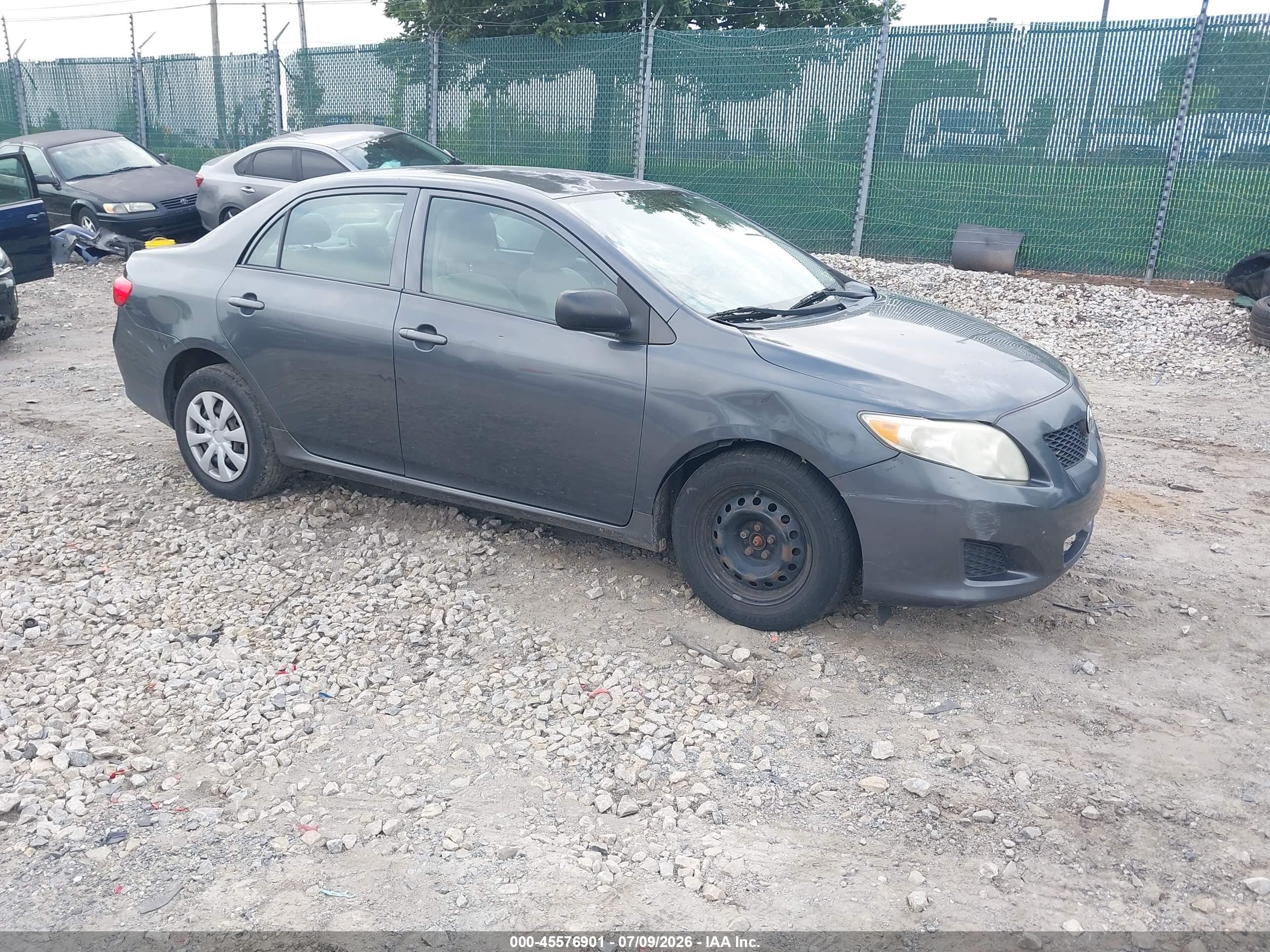 2010 Toyota Corolla Le Gray vin: 1NXBU4EE1AZ381016