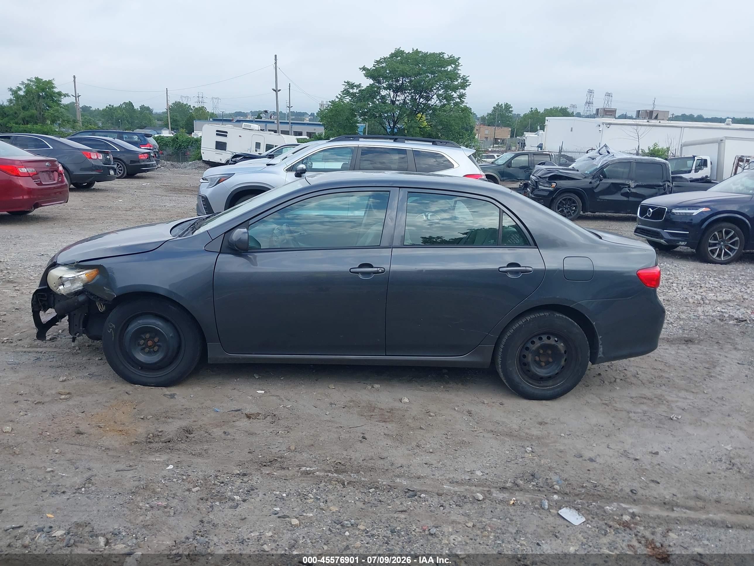 2010 Toyota Corolla Le Gray vin: 1NXBU4EE1AZ381016