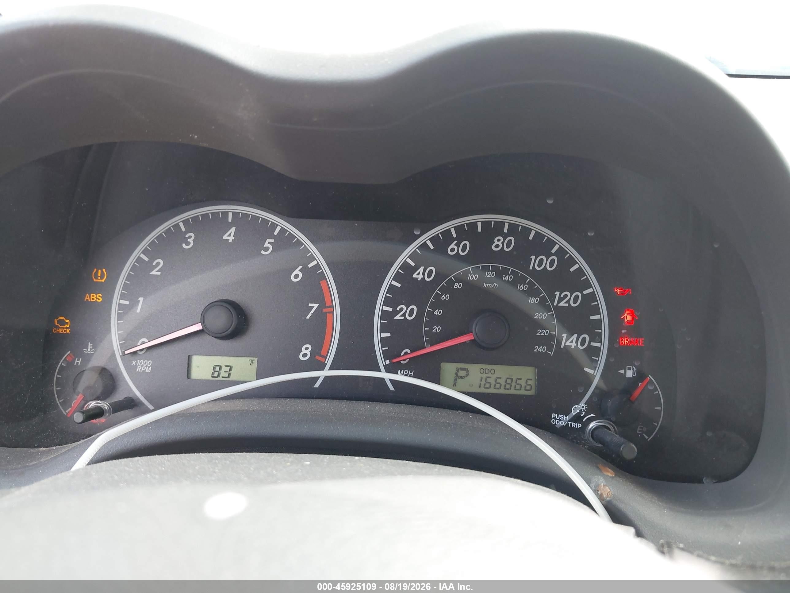 2010 Toyota Corolla Le Белый vin: 1NXBU4EE1AZ381694