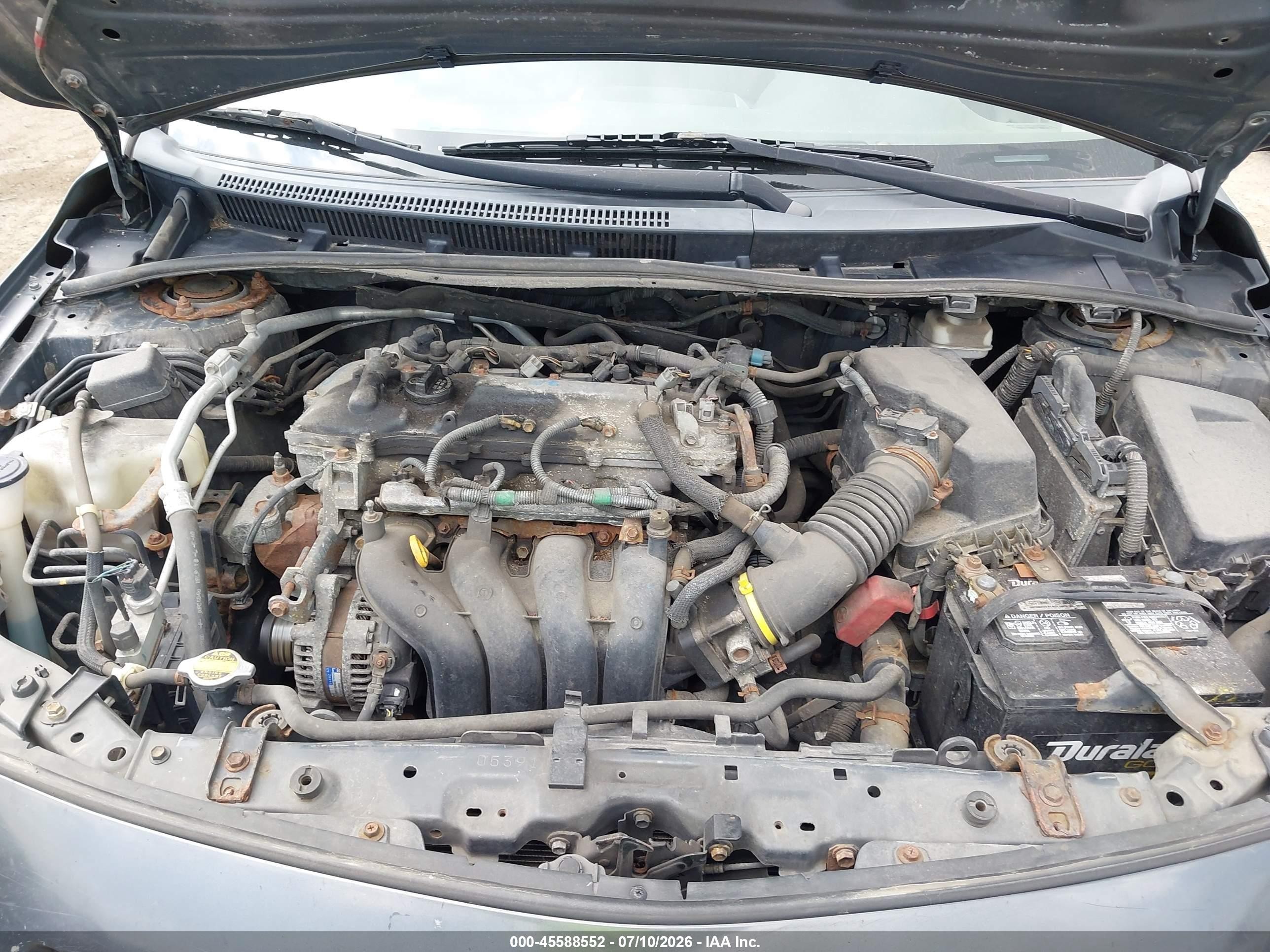 2010 Toyota Corolla Le Gray vin: 1NXBU4EE2AZ173906