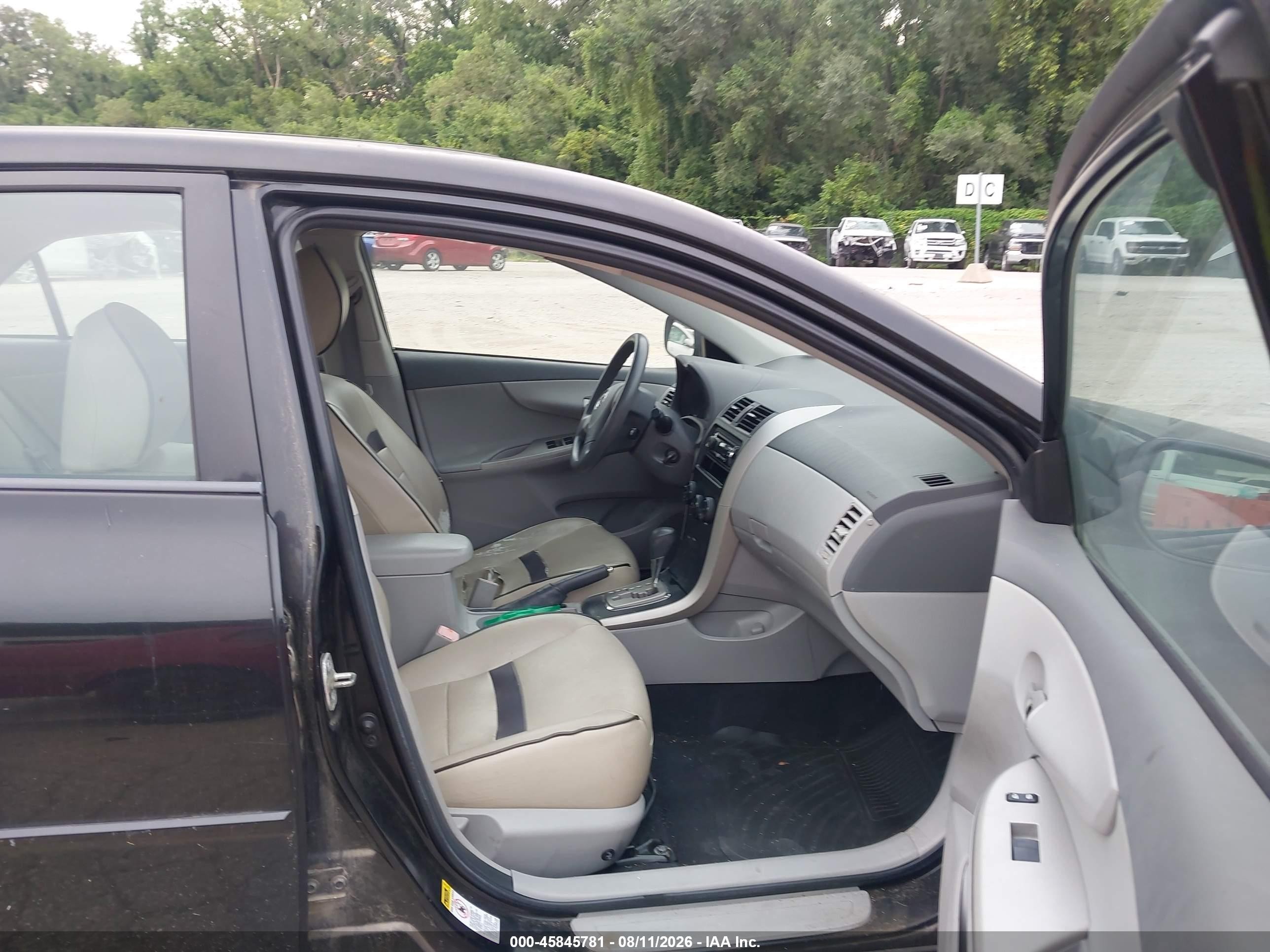 2010 Toyota Corolla Le Black vin: 1NXBU4EE2AZ180192