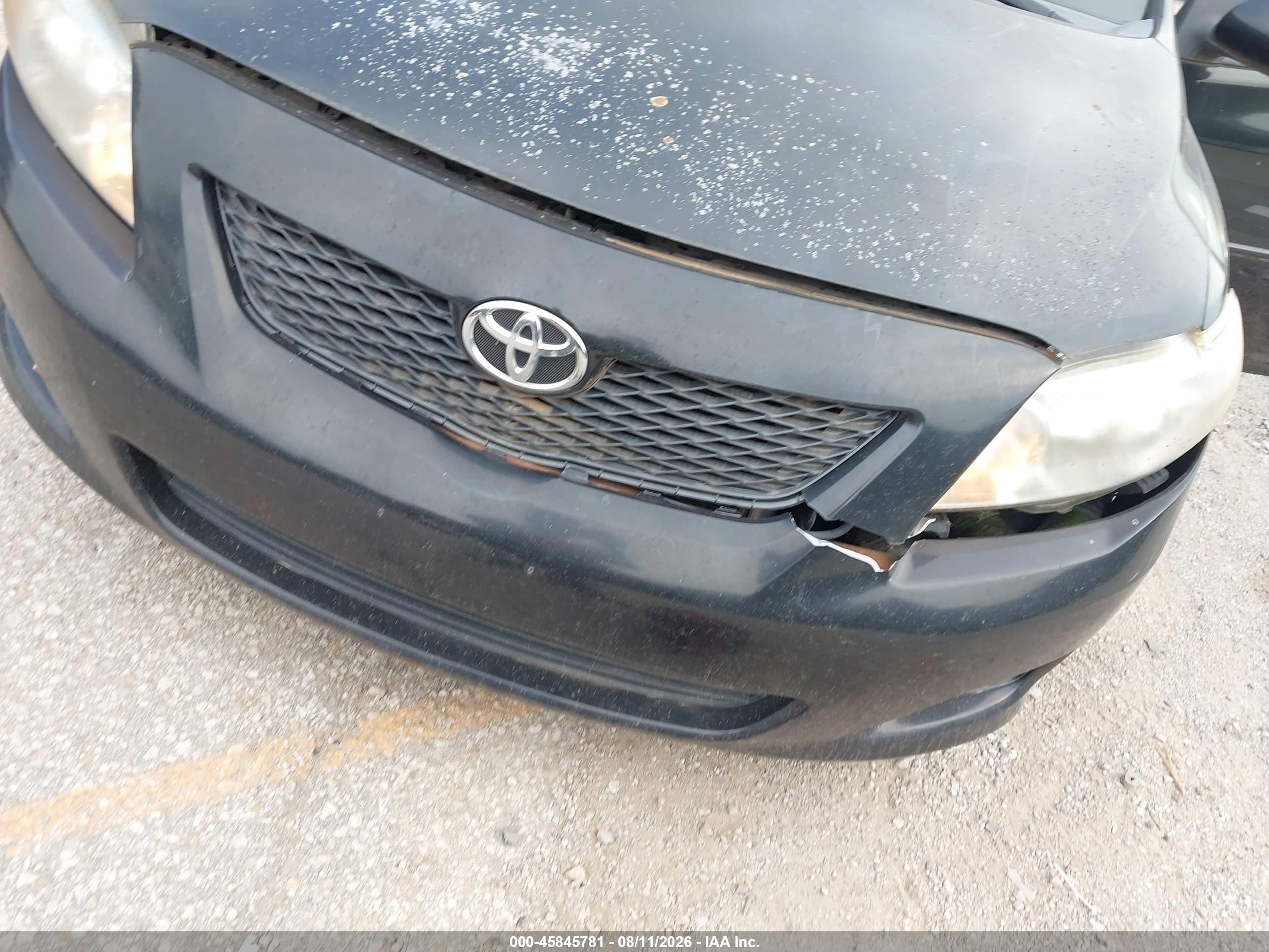 2010 Toyota Corolla Le Black vin: 1NXBU4EE2AZ180192