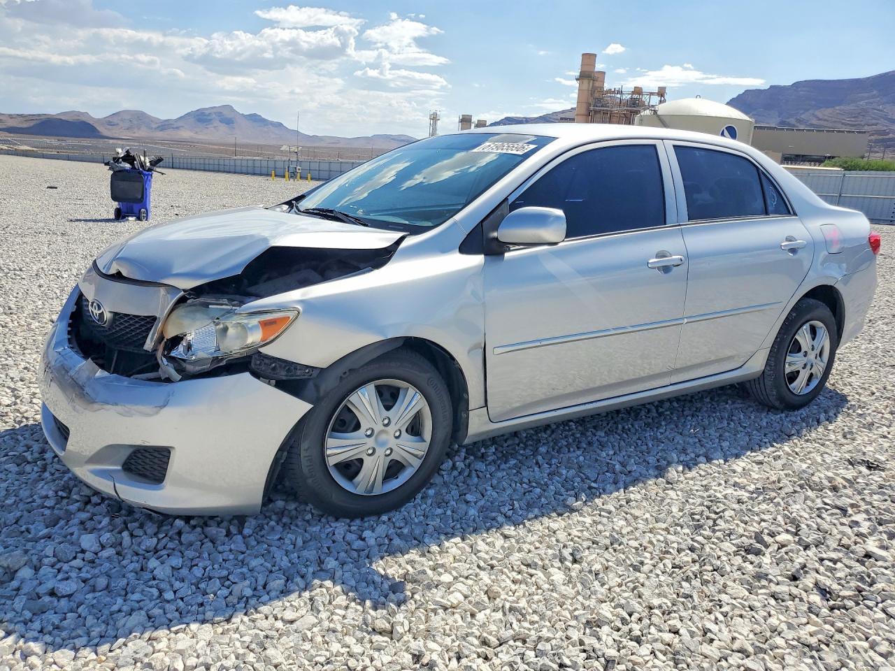 2010 Toyota Corolla Le Silver vin: 1NXBU4EE2AZ196182