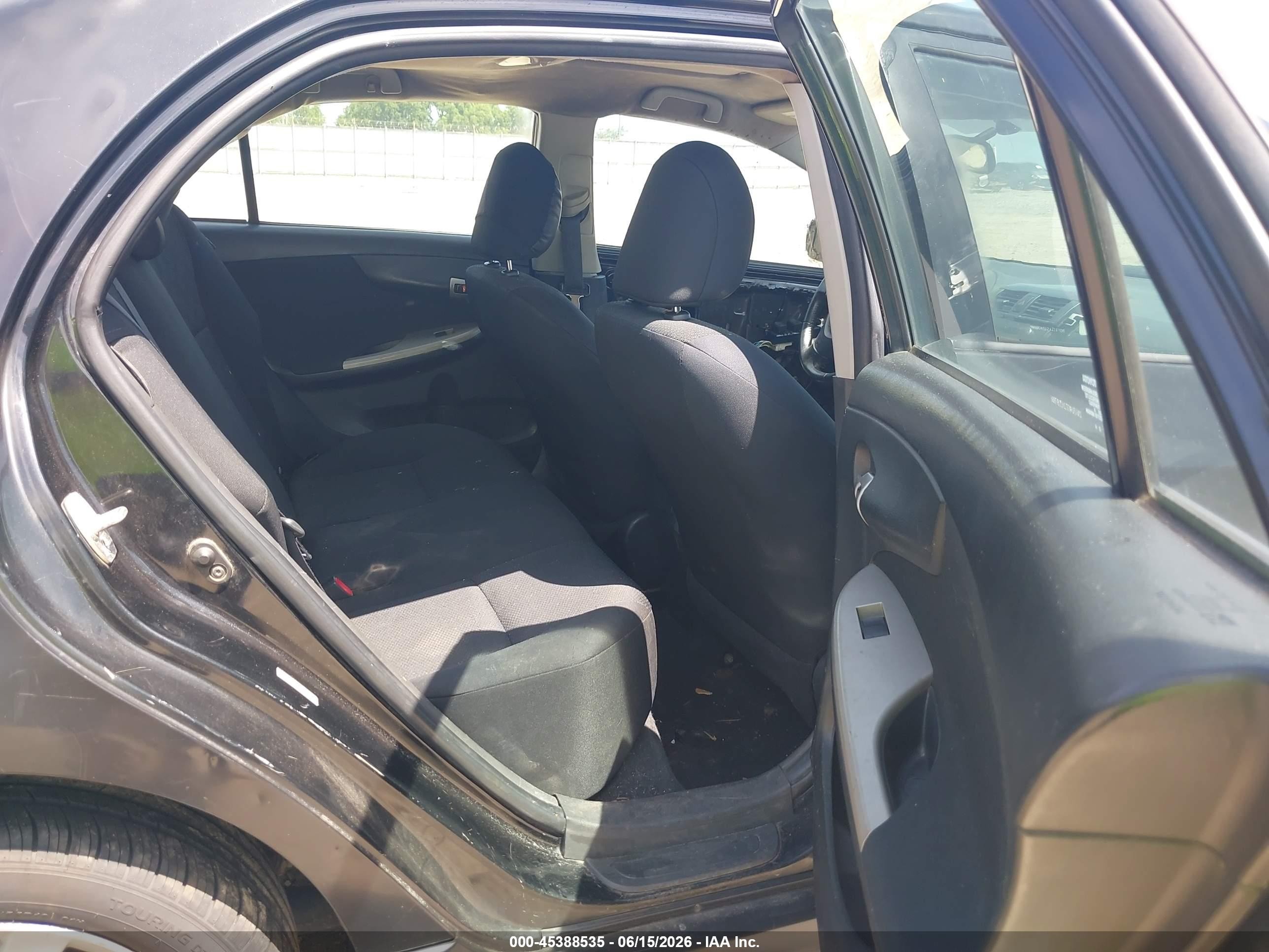 2010 Toyota Corolla S Black vin: 1NXBU4EE2AZ197896