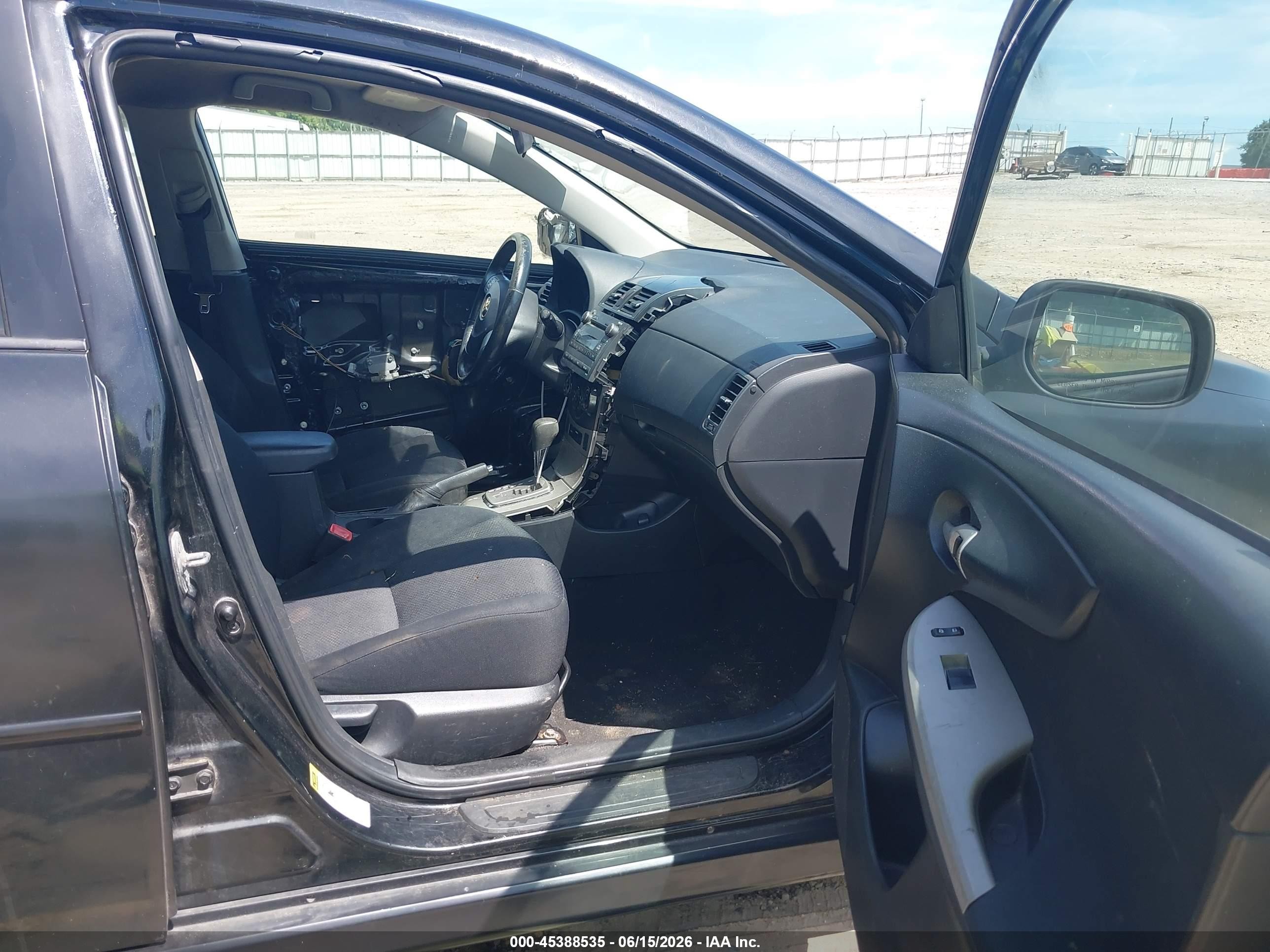 2010 Toyota Corolla S Black vin: 1NXBU4EE2AZ197896