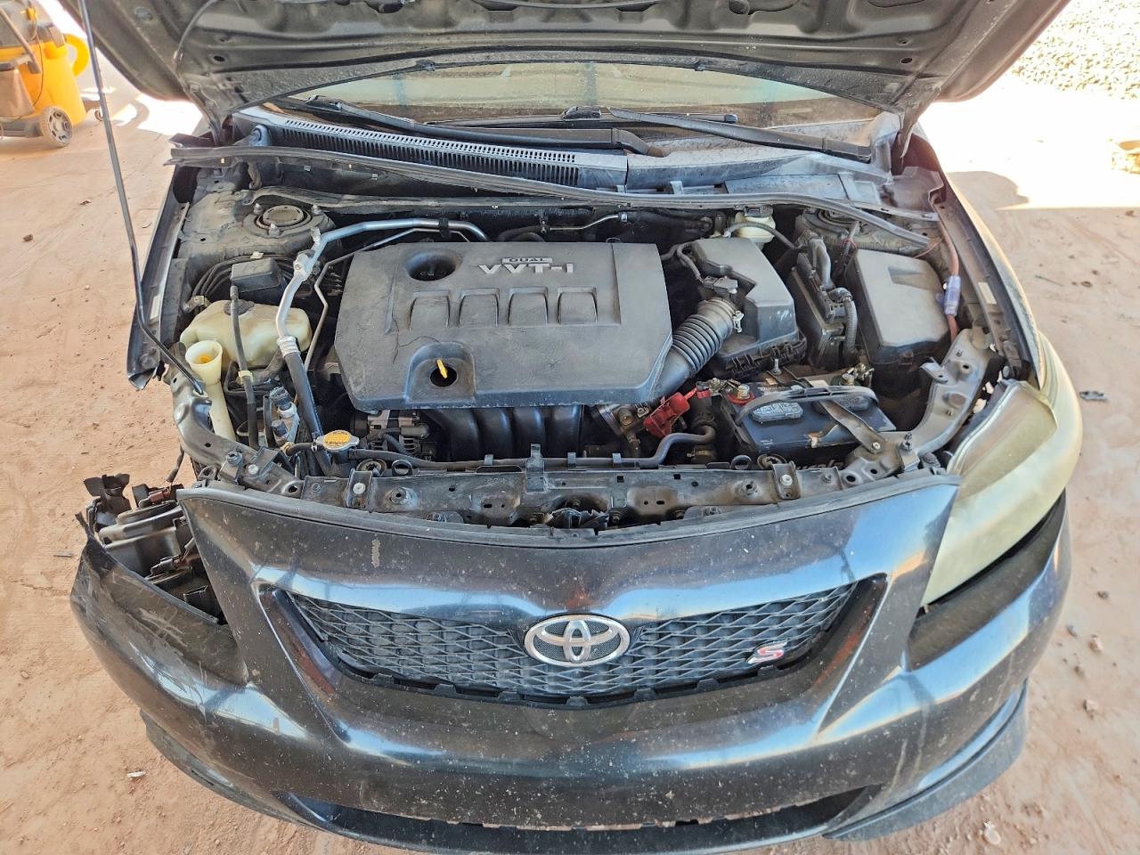 2010 Toyota Corolla S Black vin: 1NXBU4EE2AZ198613