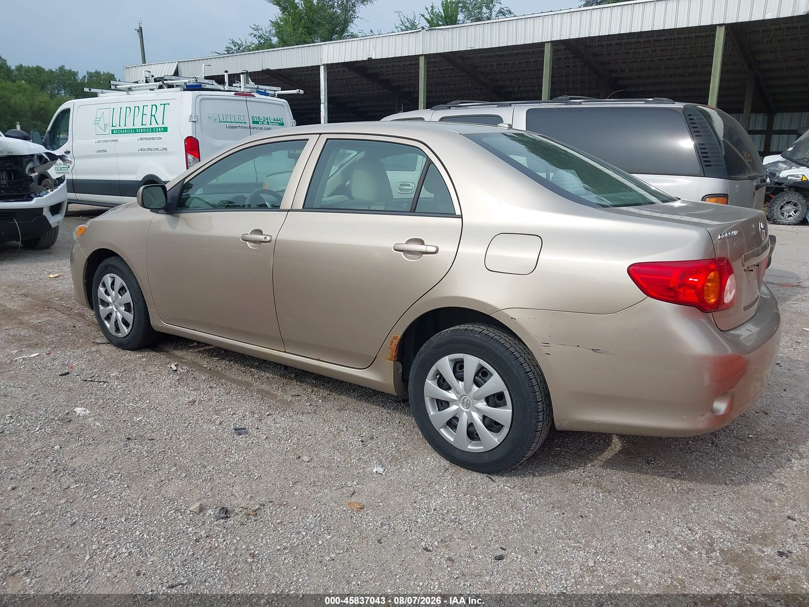 2010 Toyota Corolla Le Tan vin: 1NXBU4EE2AZ204992