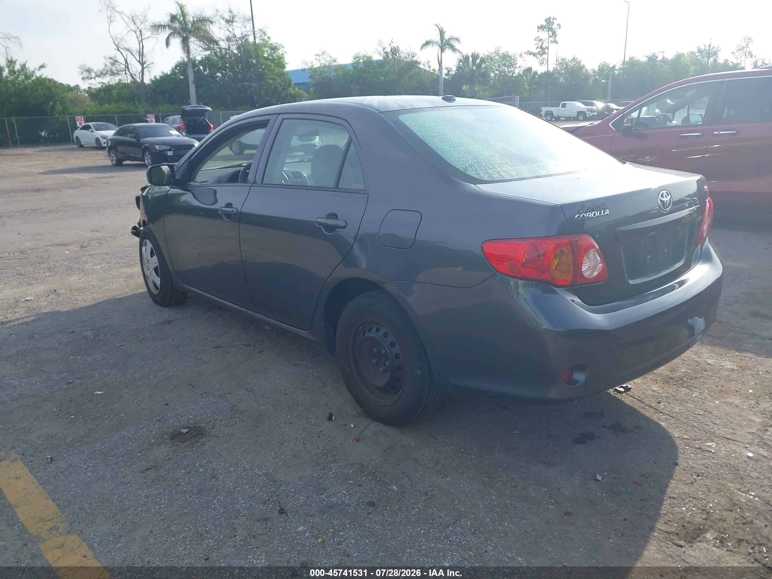 2010 Toyota Corolla Le Gray vin: 1NXBU4EE2AZ213871