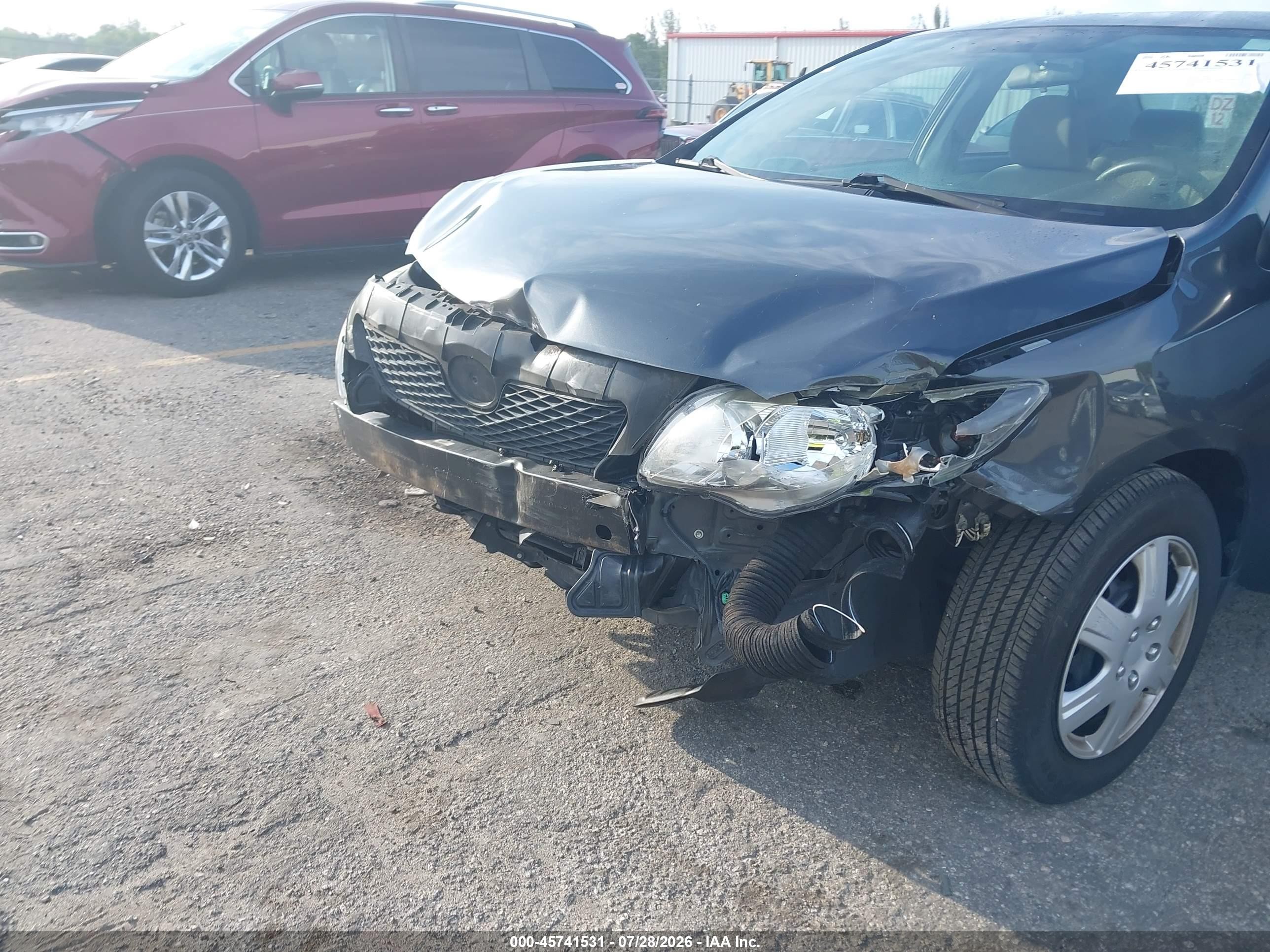 2010 Toyota Corolla Le Gray vin: 1NXBU4EE2AZ213871