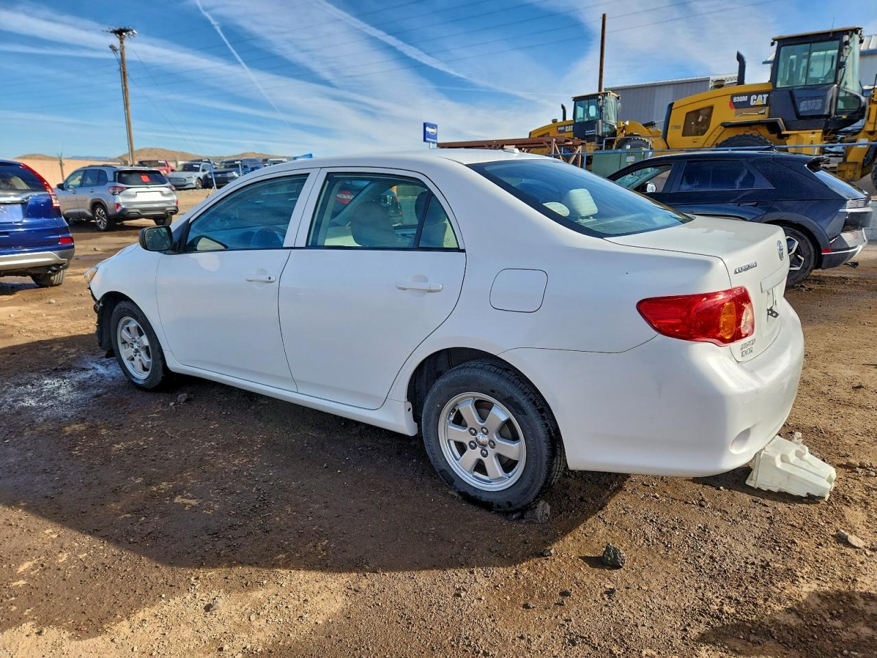 2010 Toyota Corolla Base White vin: 1NXBU4EE2AZ216429