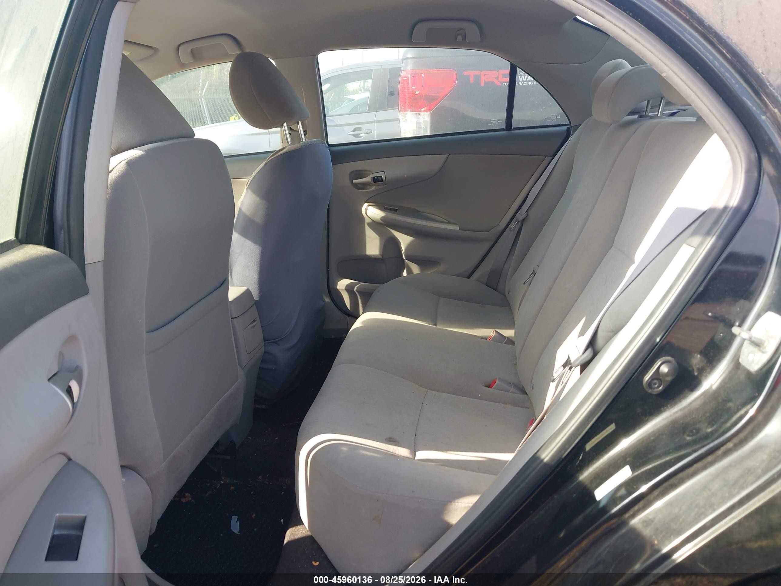 2010 Toyota Corolla Le Black vin: 1NXBU4EE2AZ228726