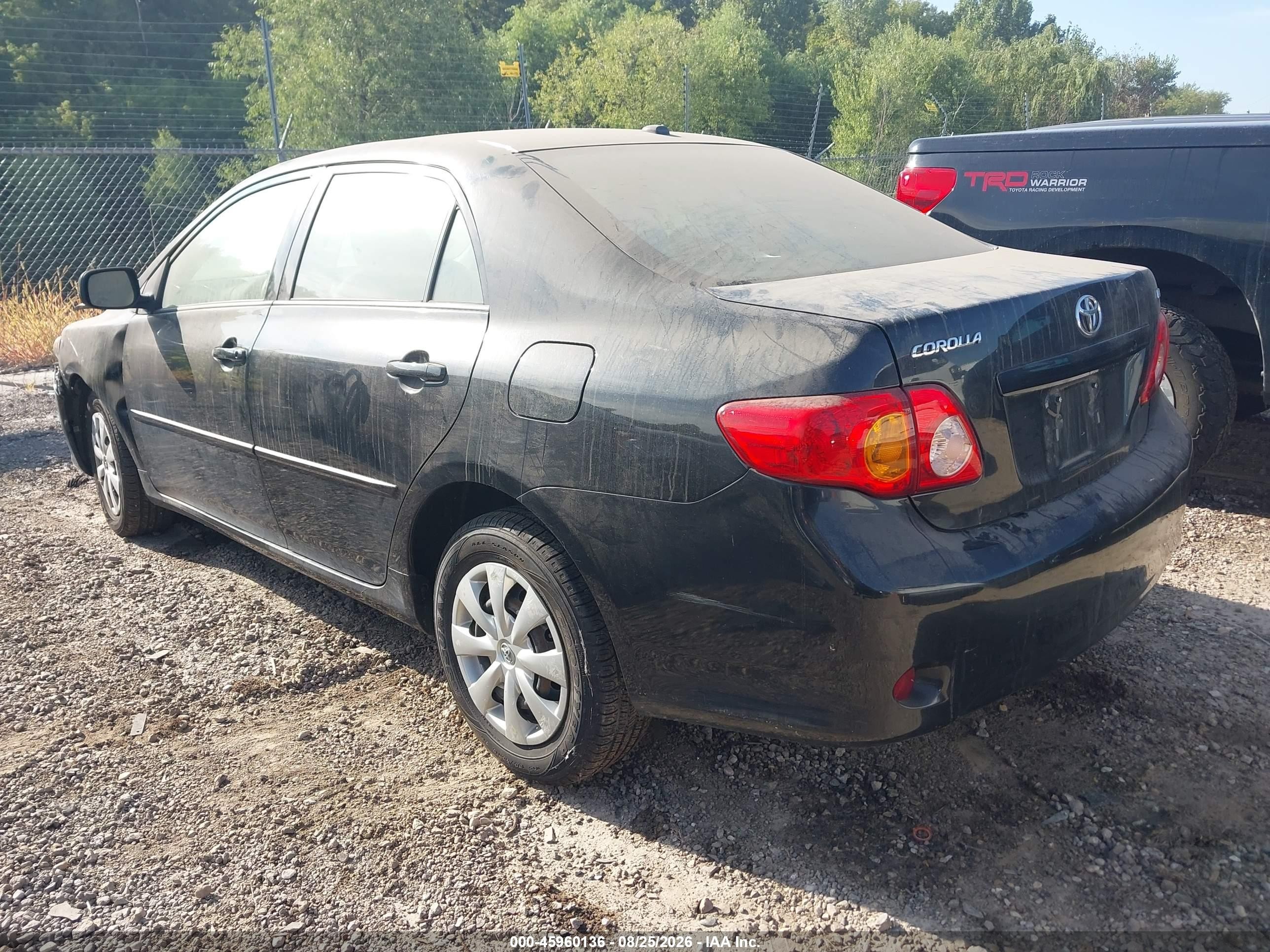 2010 Toyota Corolla Le Black vin: 1NXBU4EE2AZ228726